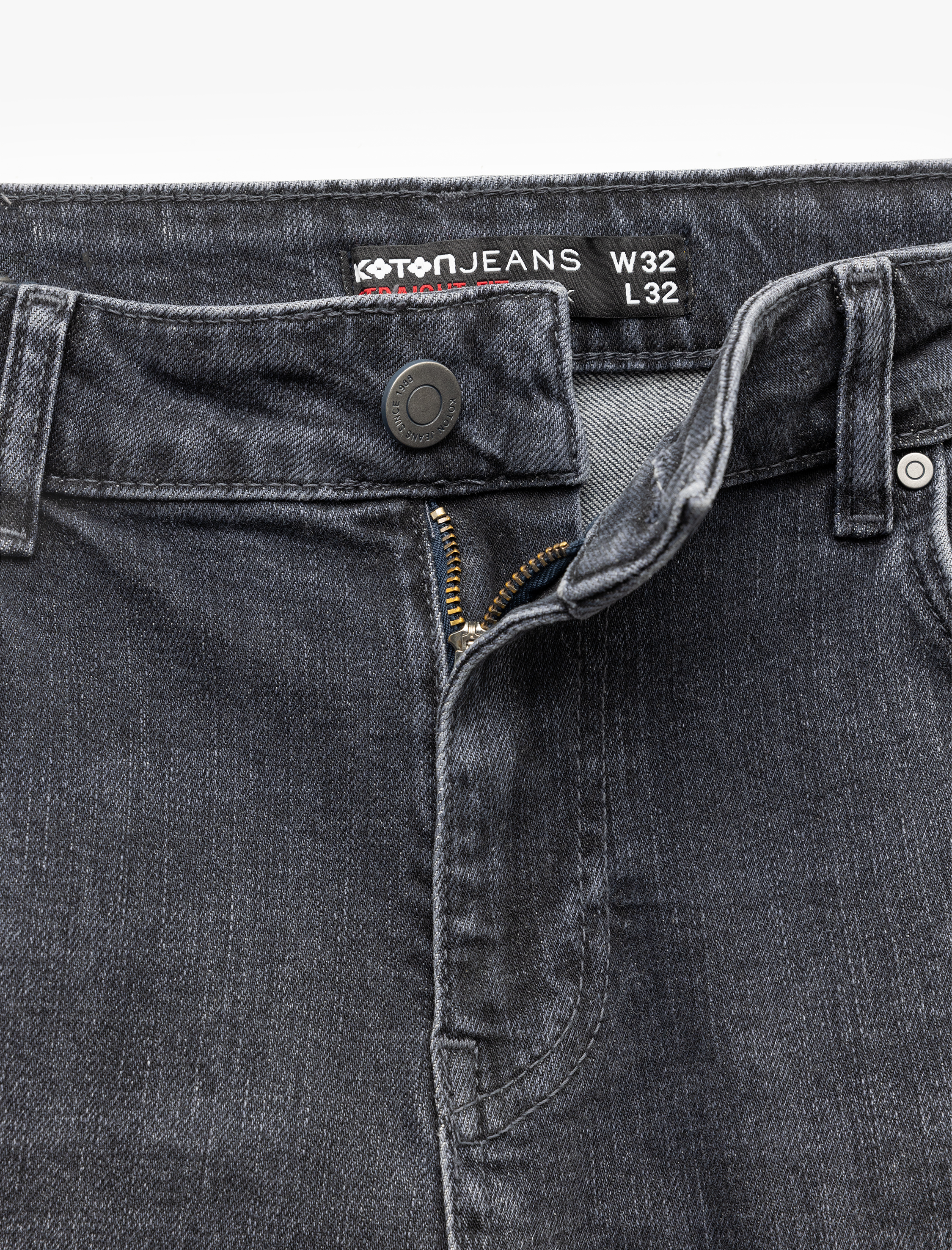   Normal Bel Pamuklu Straight Fit Jean Pantolon - Mark Jean