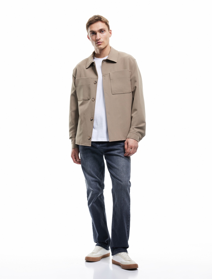   Normal Bel Pamuklu Straight Fit Jean Pantolon - Mark Jean
