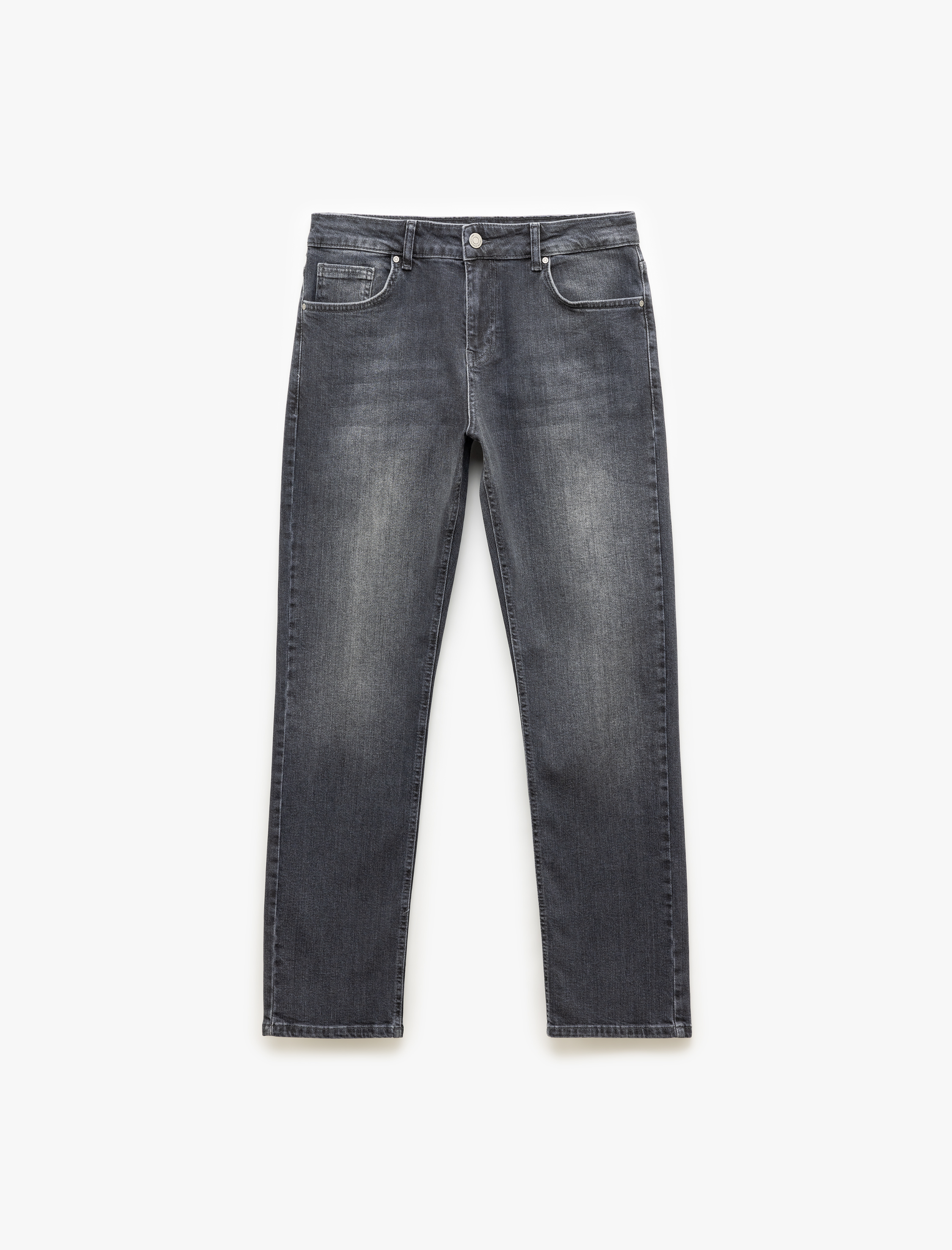   Normal Bel Pamuklu Straight Fit Jean Pantolon - Mark Jean