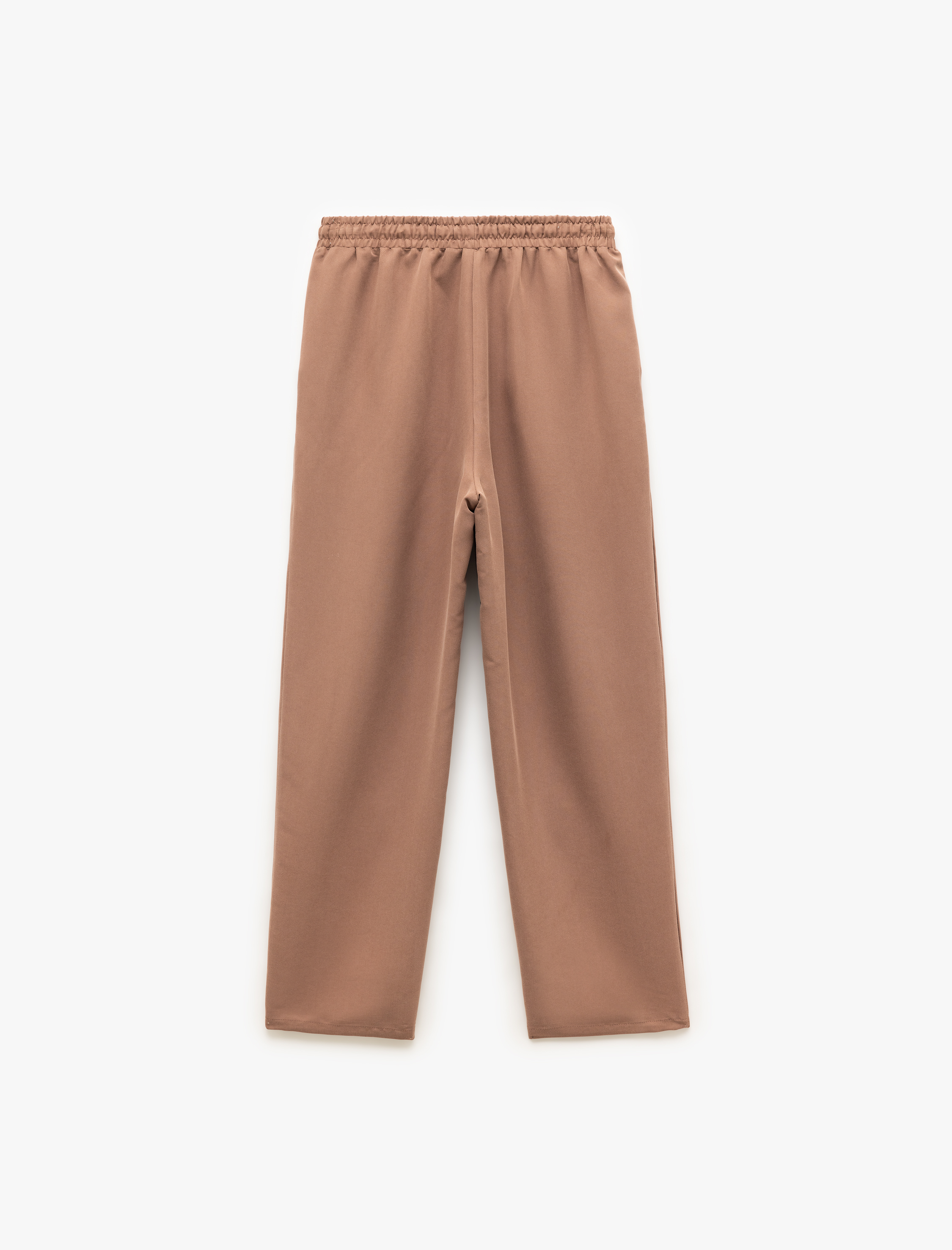   Beli Bağcıklı Cepli Modal Karışımlı Havuç Pantolon