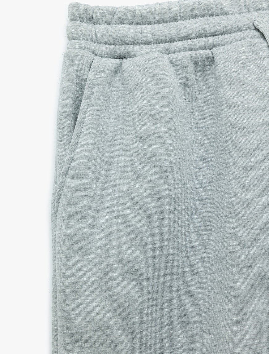   Beli Bağcıklı Şardonlu Cep Detaylı Jogger Eşofman Altı