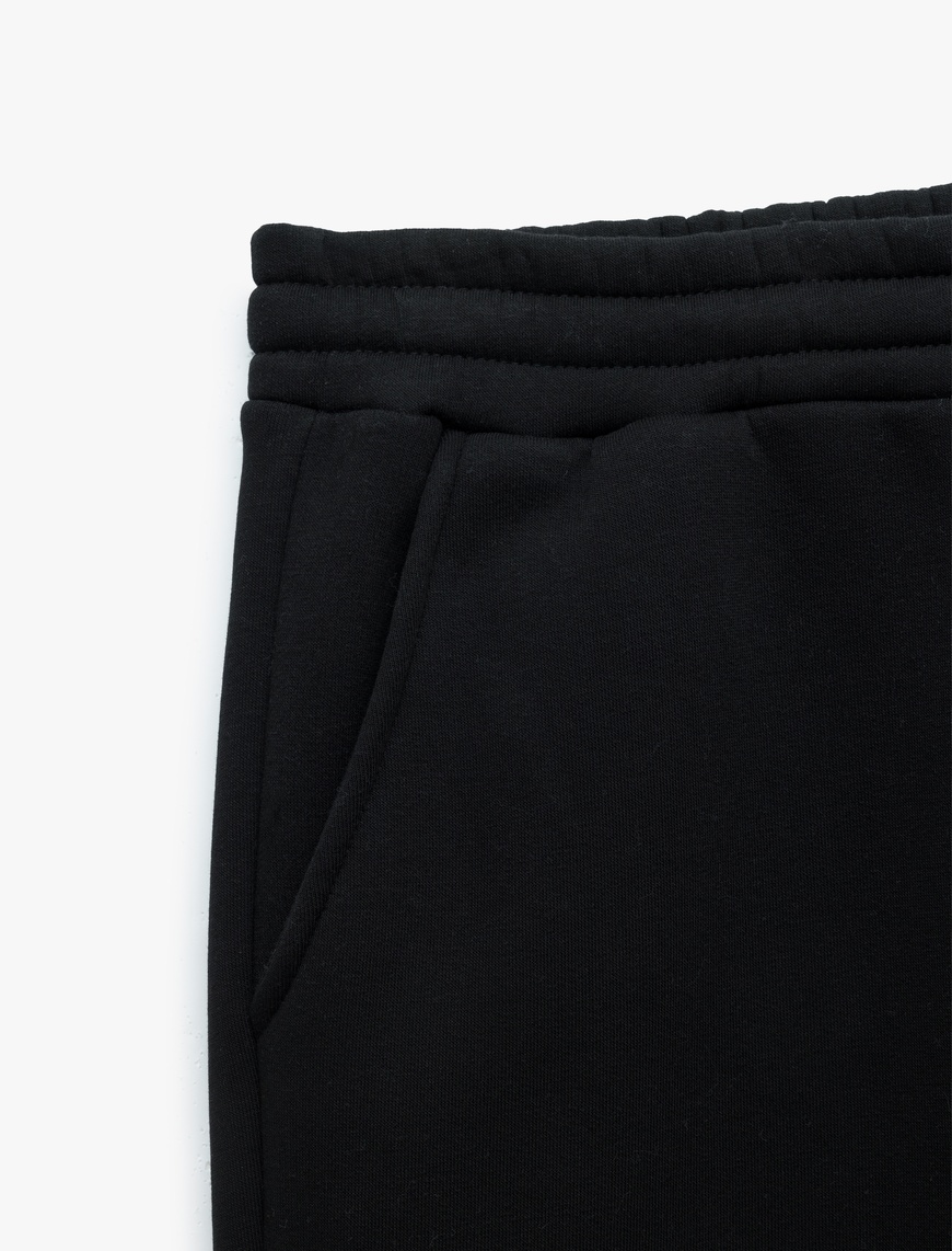   Beli Bağcıklı Şardonlu Cep Detaylı Jogger Eşofman Altı