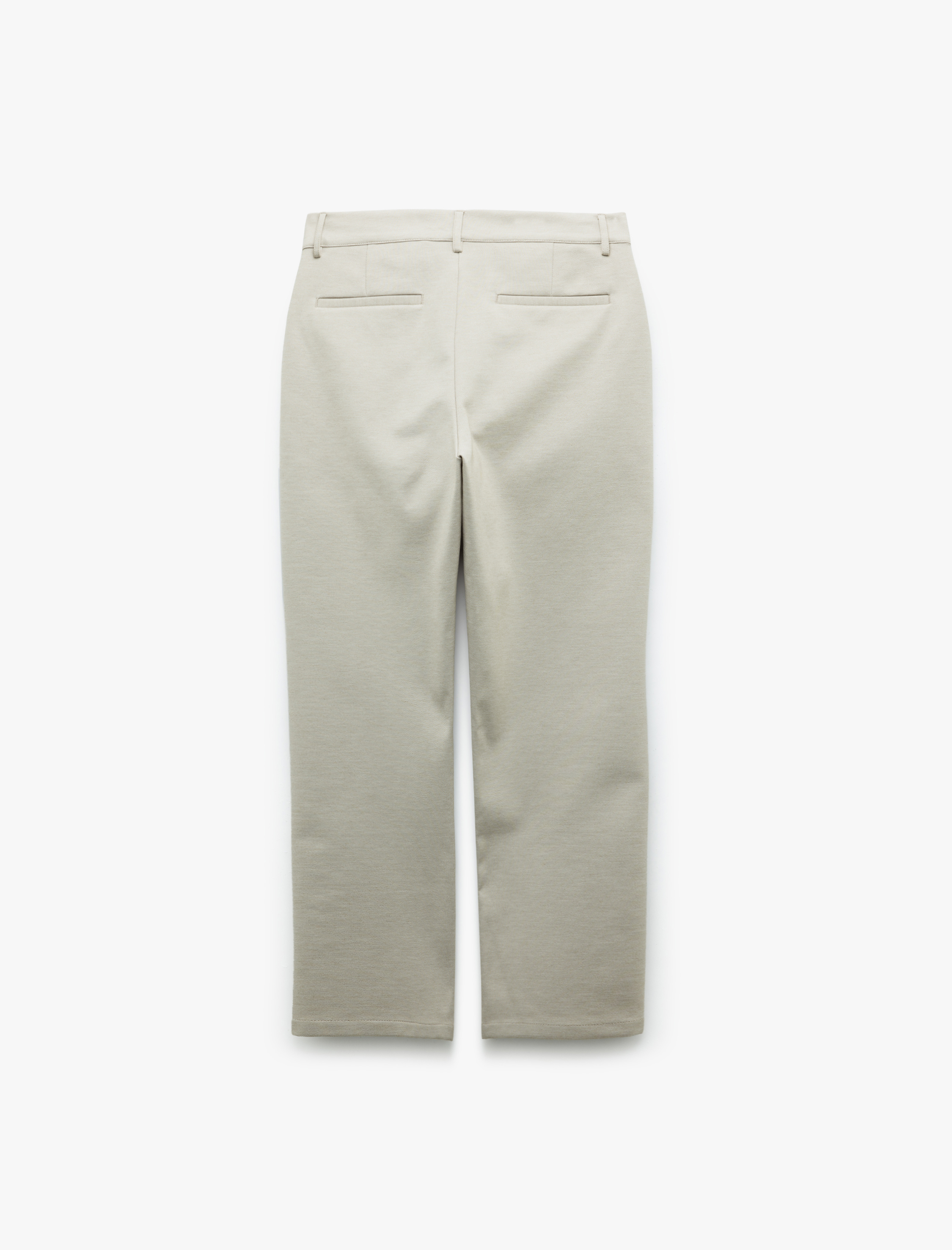   Viskon Karışımlı Pike Kumaş Katlamalı Paça Slim Fit Chino Pantolon