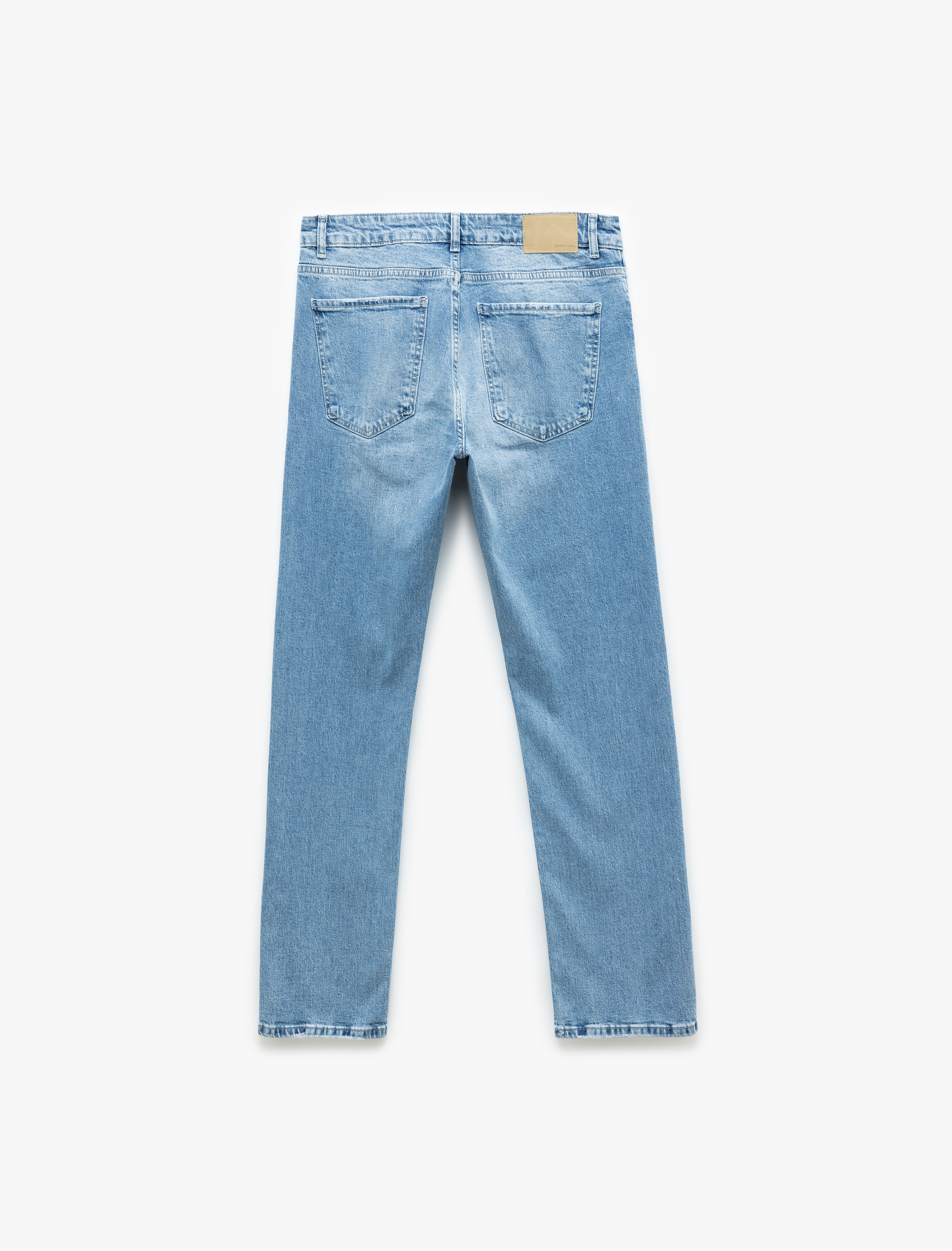   Normal Bel Pamuklu Straight Fit Jean Pantolon - Mark Jean