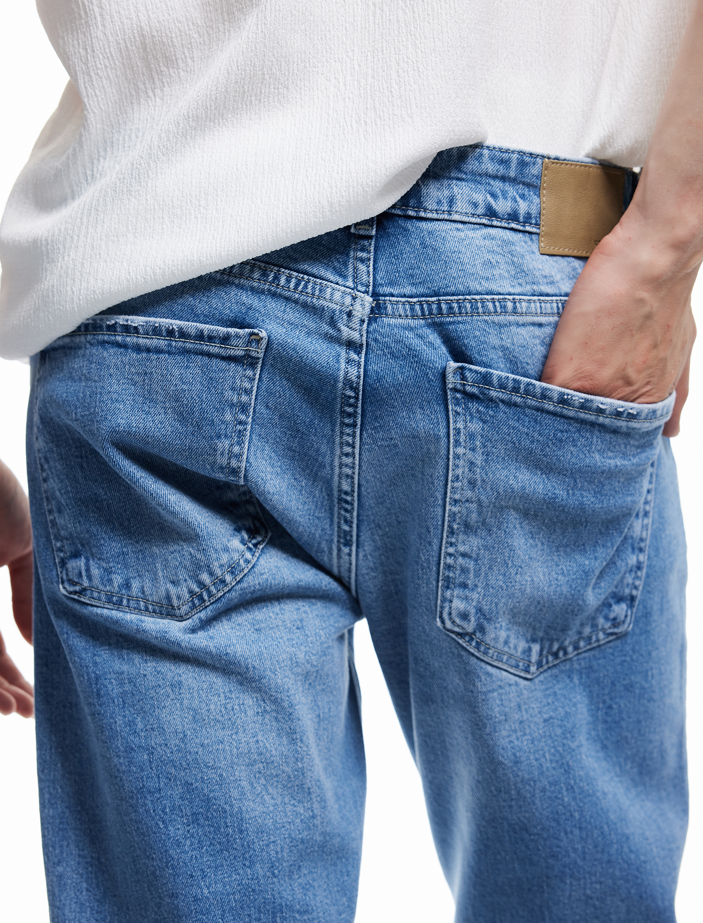   Normal Bel Pamuklu Straight Fit Jean Pantolon - Mark Jean