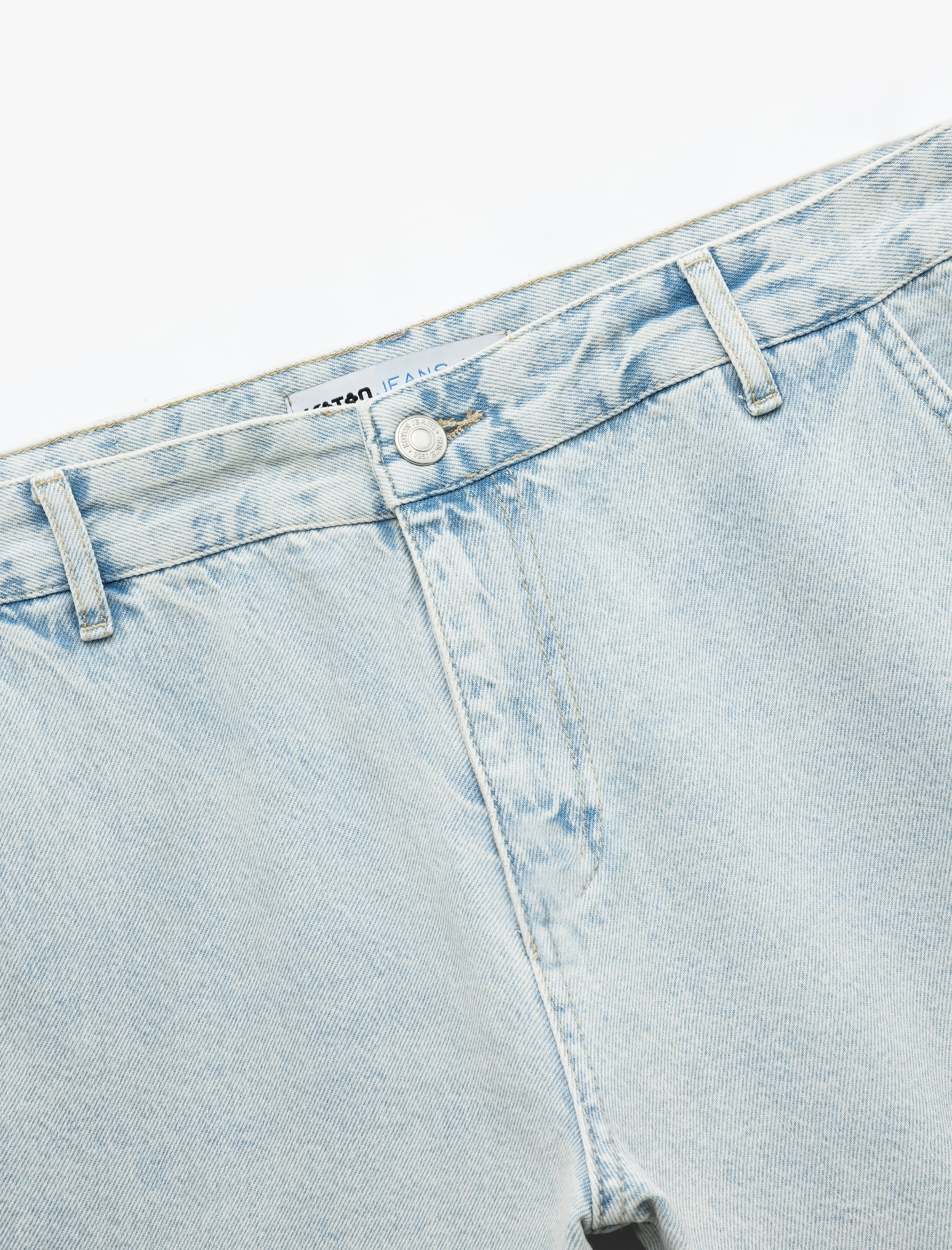   Oversize Pamuklu Cep Detaylı Bermuda Kargo Jean Şort