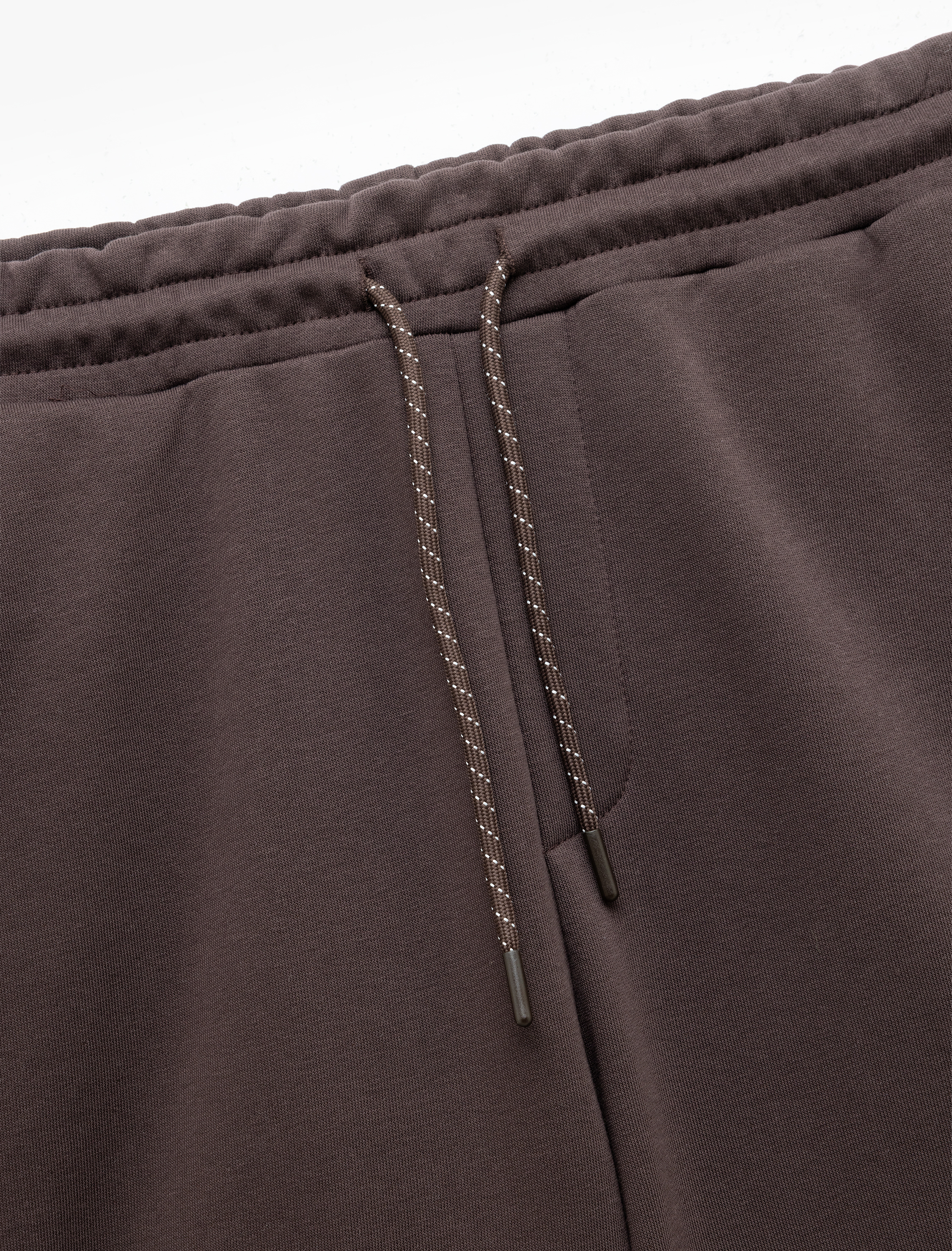   Cepli Etiket Detaylı Pamuk Karışımlı Beli Bağcıklı Şort