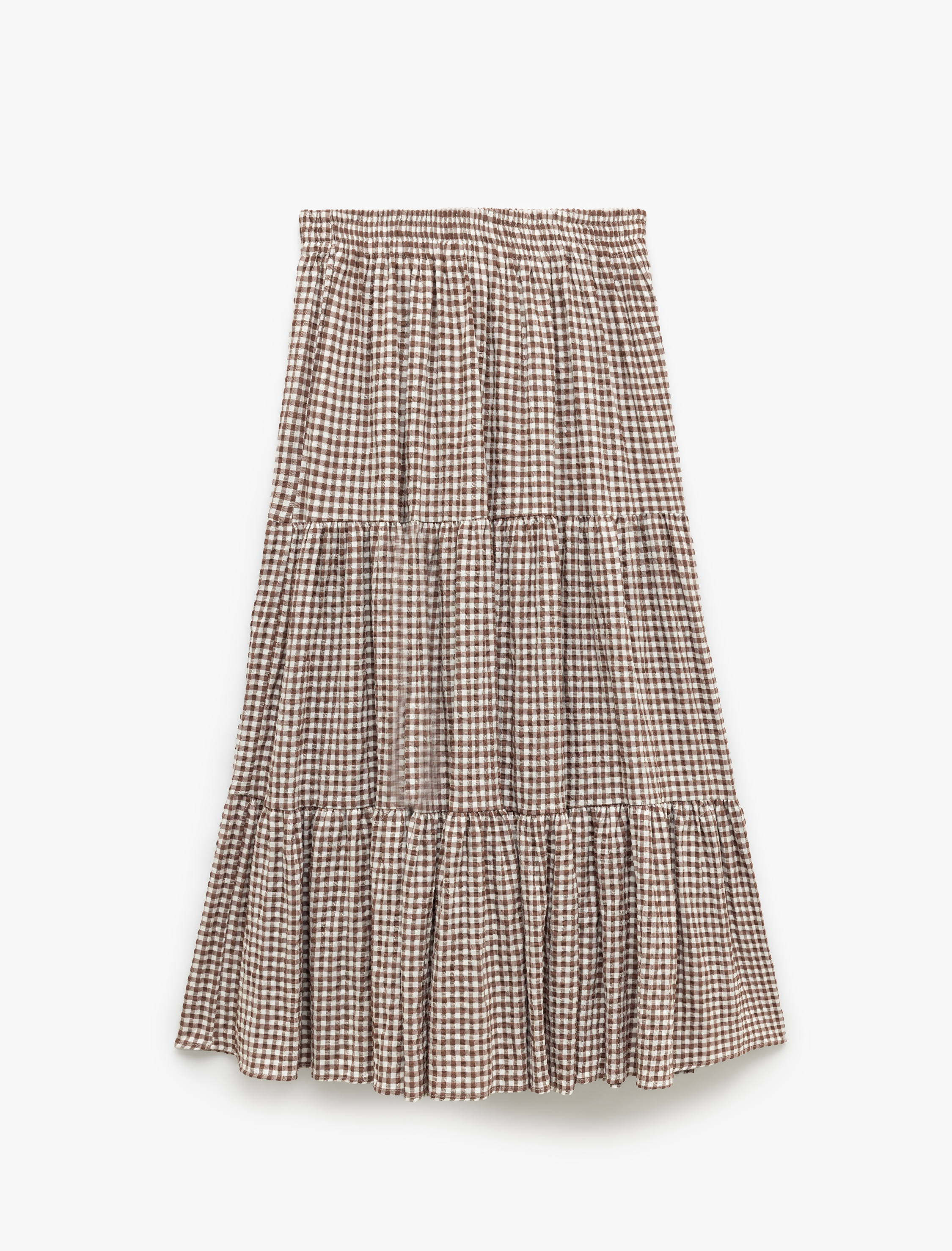   Standart Bel Pötikareli Uzun Kloş Etek