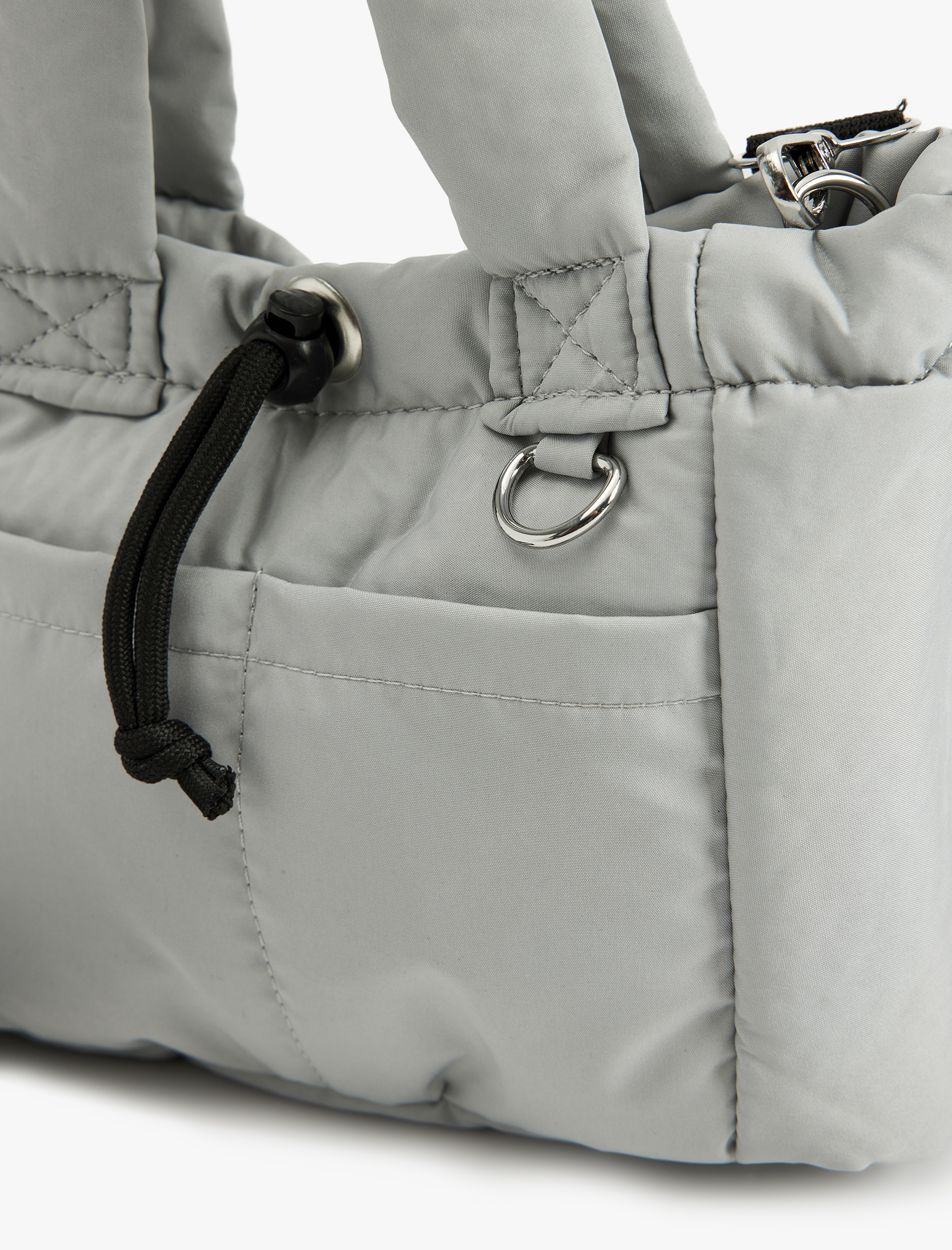  Kadın Saplı Çıkarılabilir Askılı Şişme Çapraz Çanta