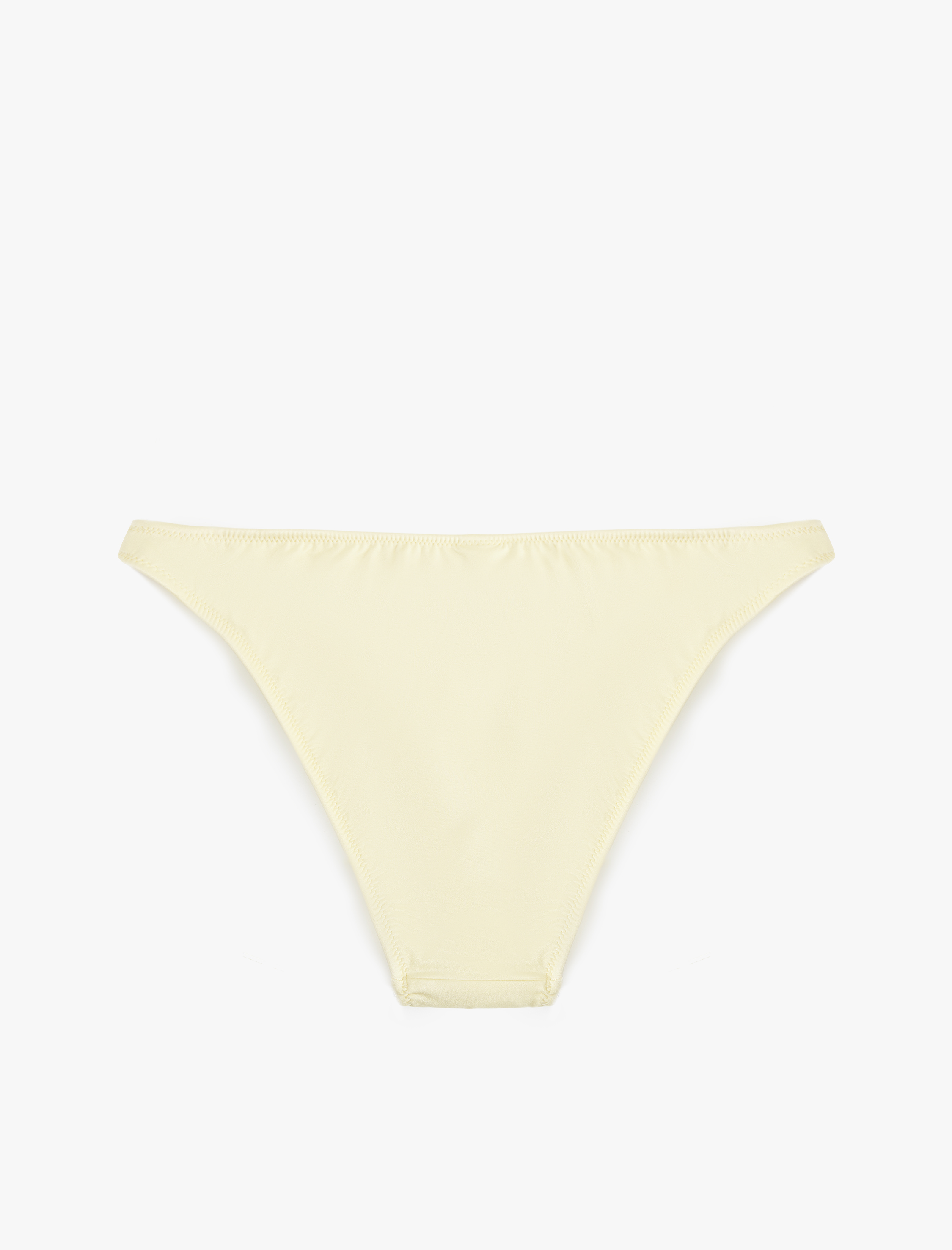   Koton X Sibil Çetinkaya - Drape Detaylı Fiyonklu Parlak Bikini Altı