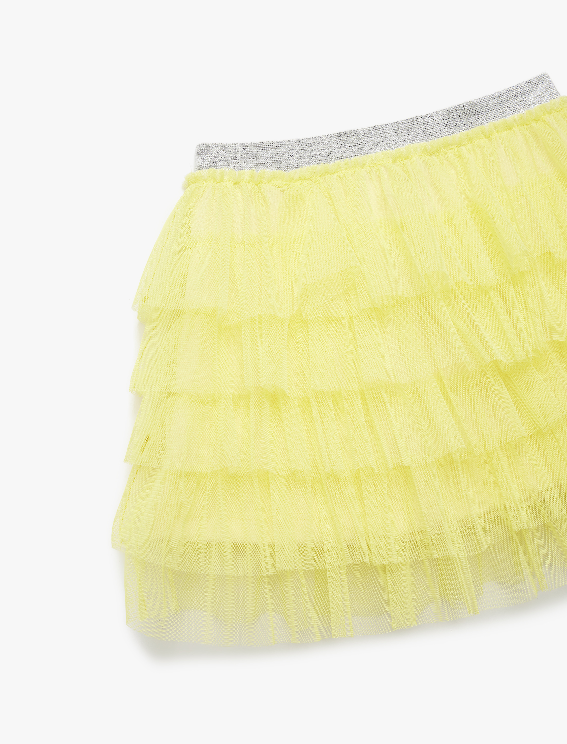  Kız Çocuk Katlı Lastik Detaylı Tütü Etek