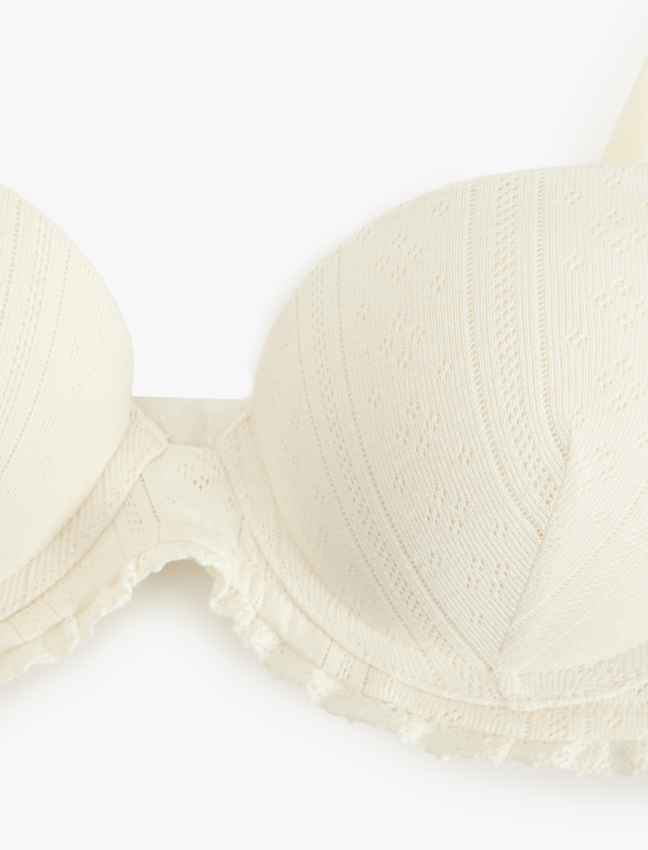   Pamuklu Ekstra Dolgulu Destekli Dantelli Sütyen