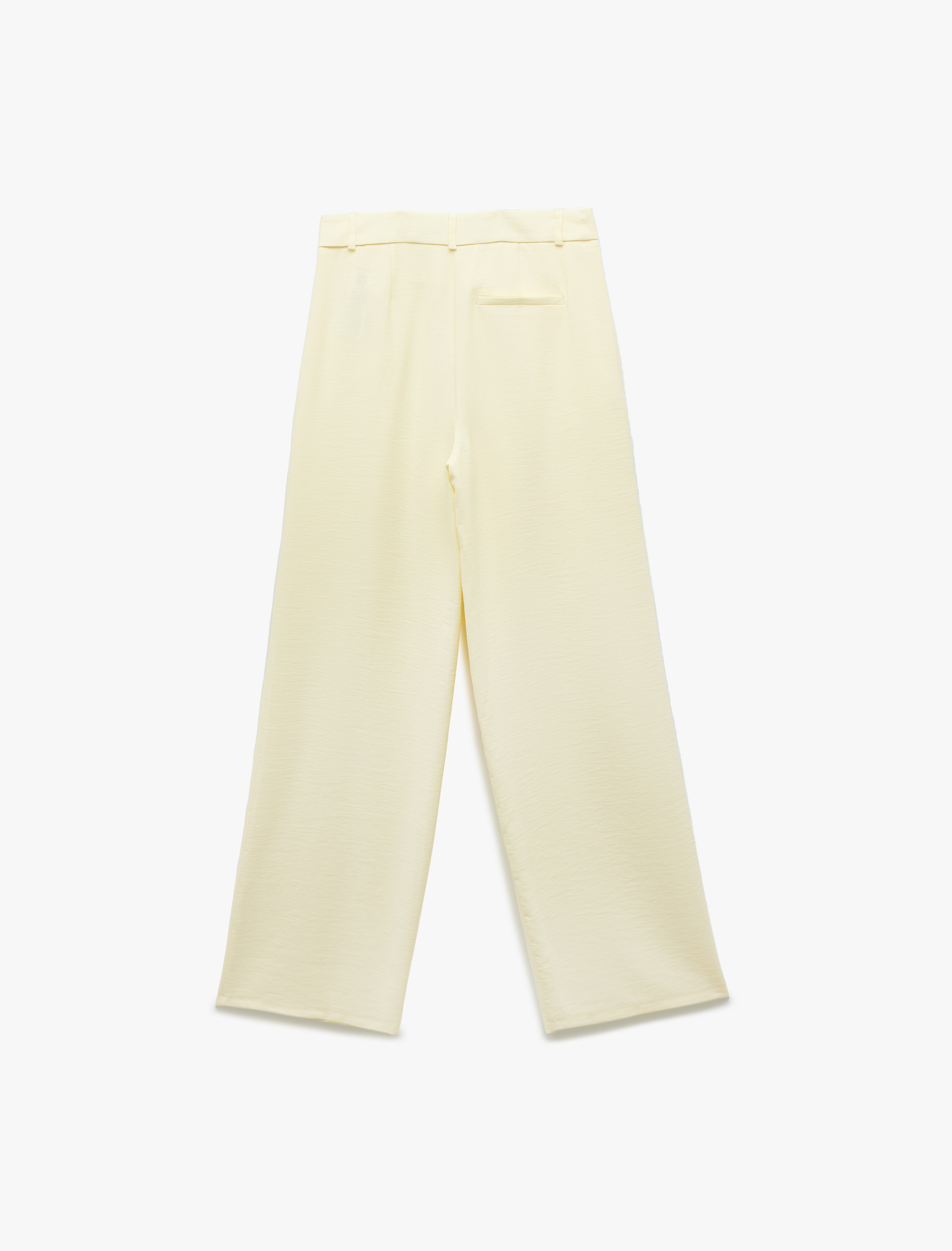   Koton X Sibil Çetinkaya - Astarlı Cepli Pile Detaylı Palazzo Pantolon