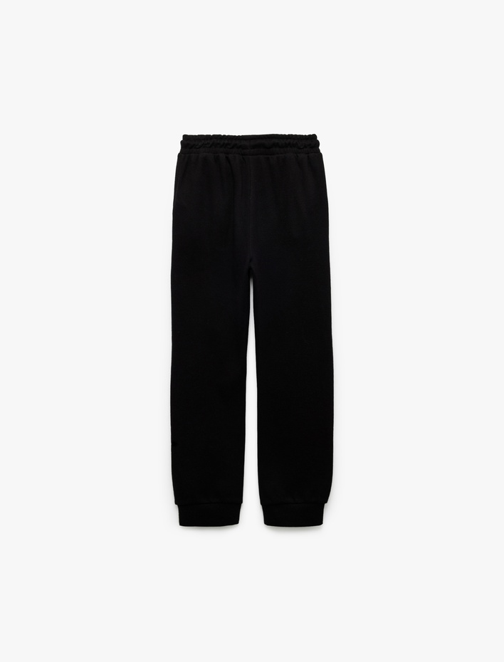 Erkek Çocuk Pamuklu Cepli Beli Bağlamalı Basic Eşofman Altı