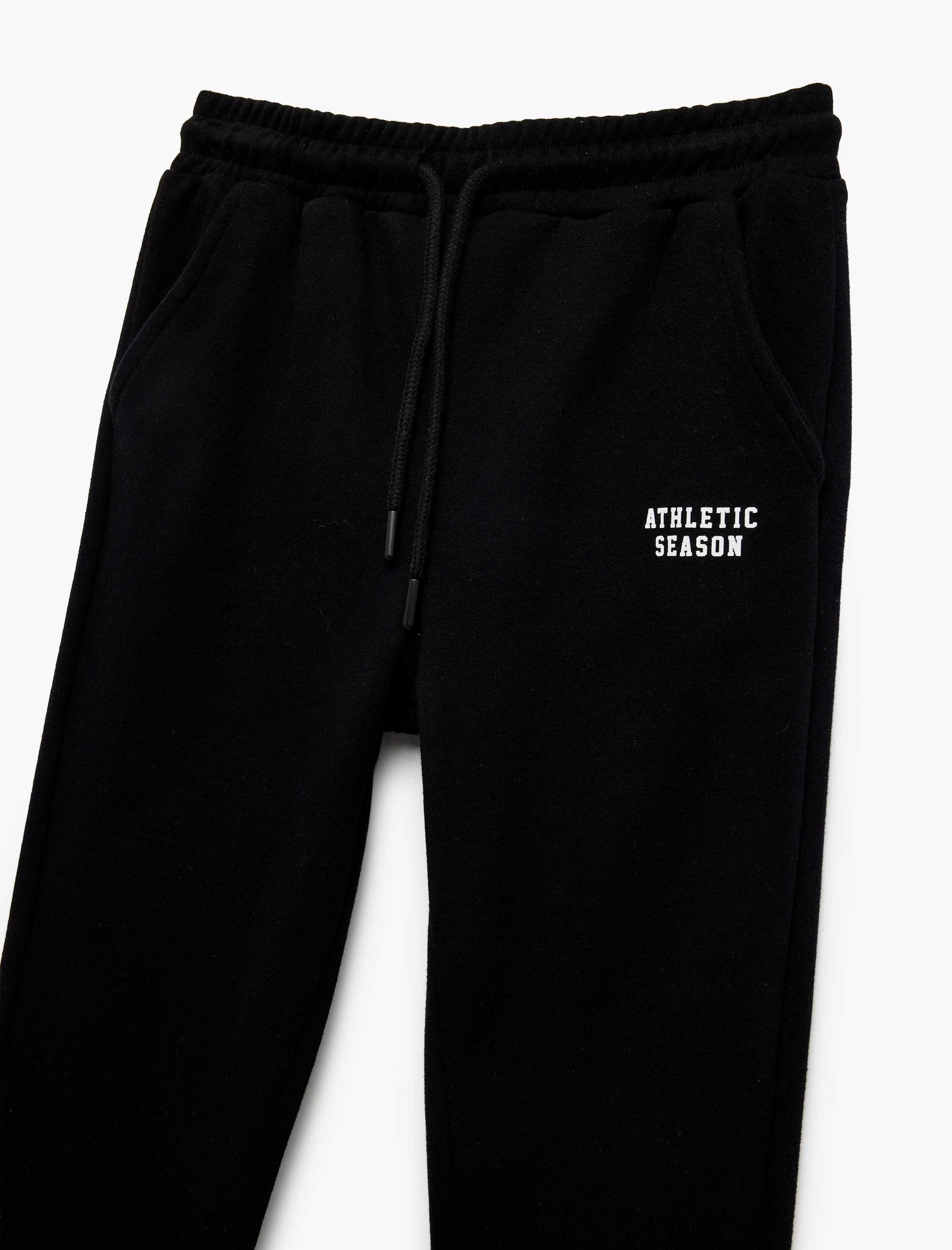  Erkek Çocuk Pamuklu Baskılı Beli Lastikli Jogger Eşofman Altı