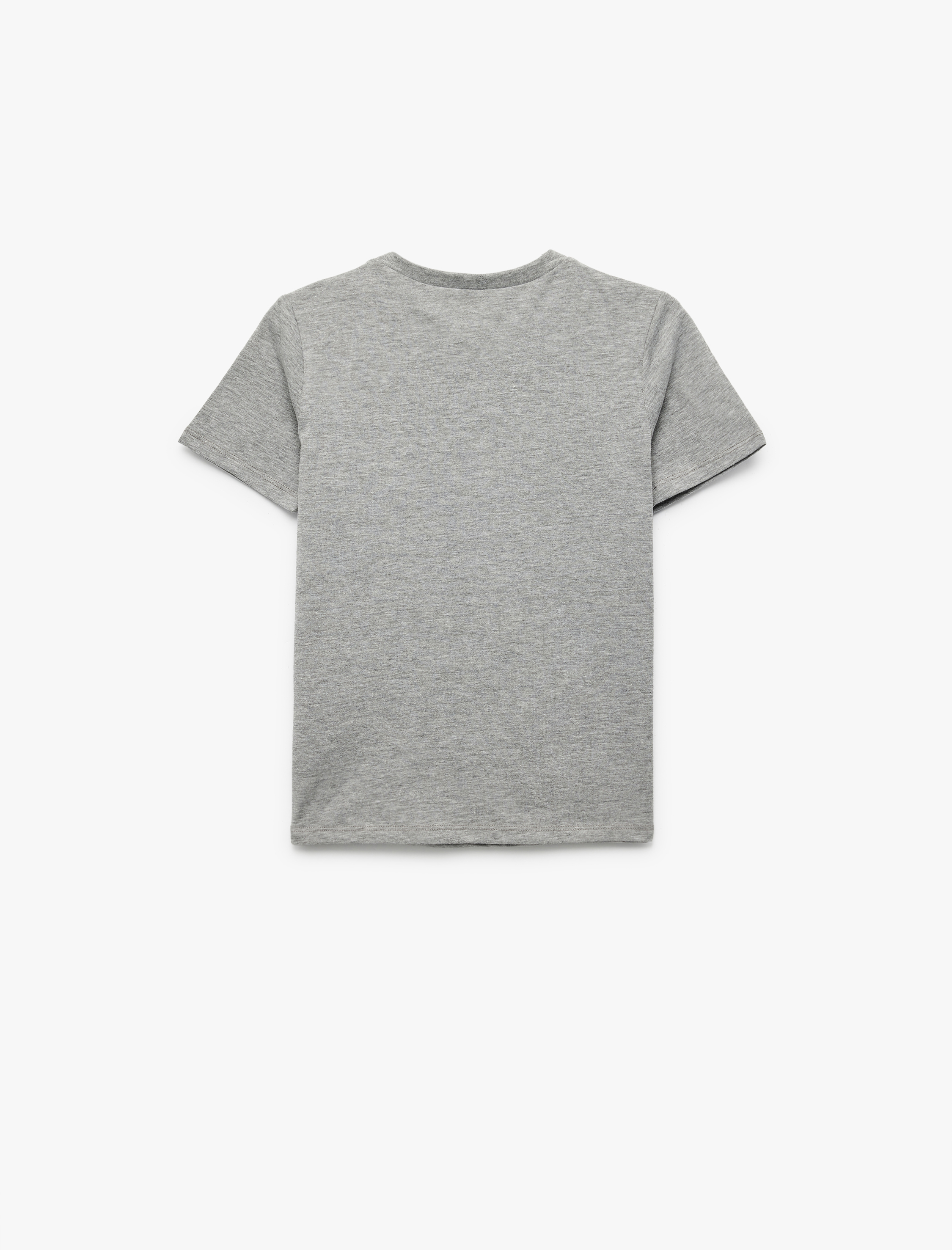  Erkek Çocuk Kısa Kollu Bisiklet Yaka Pamuklu 2'li Tişört Seti