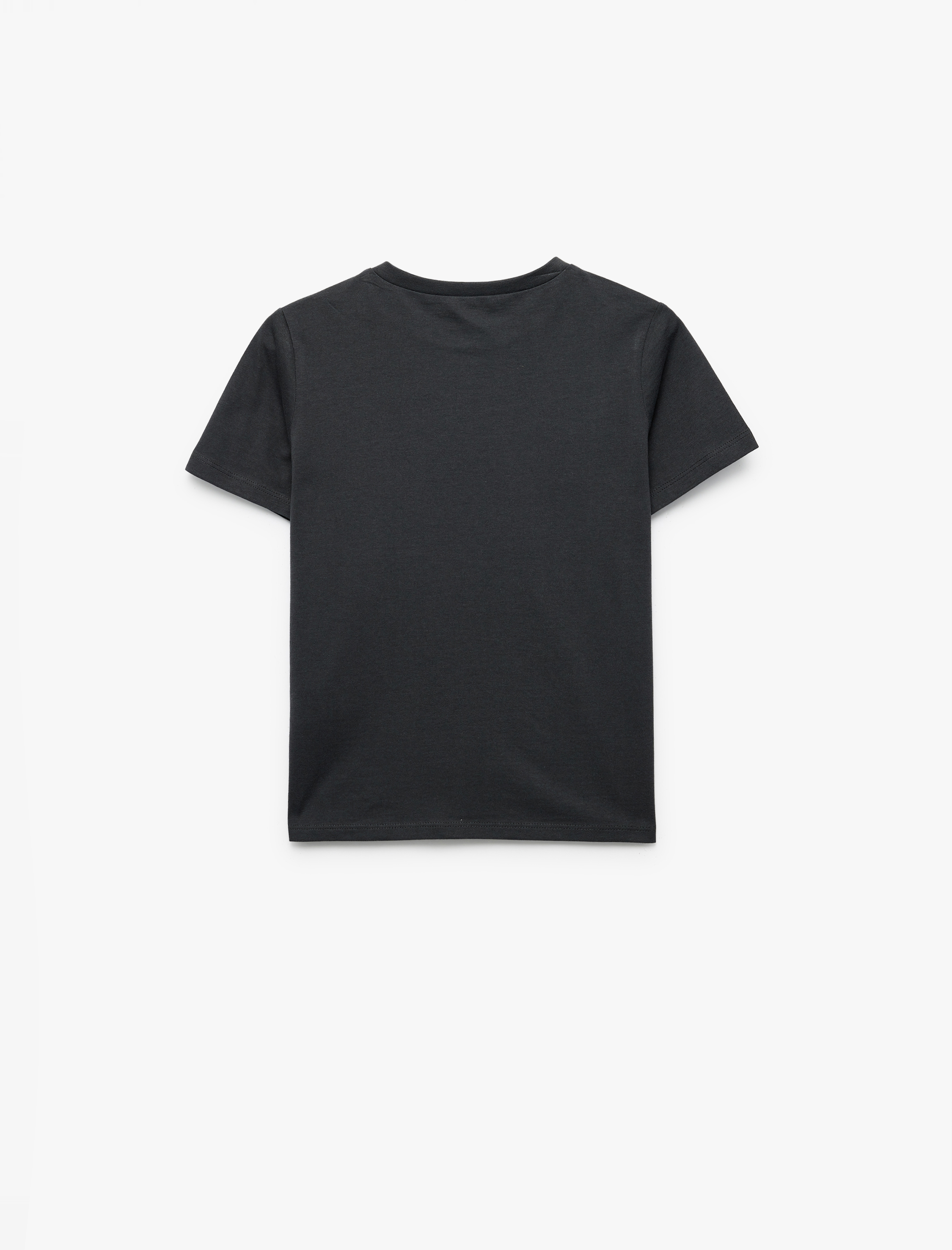  Erkek Çocuk Pamuklu Kısa Kollu Bisiklet Yaka 3'lü Tişört Seti