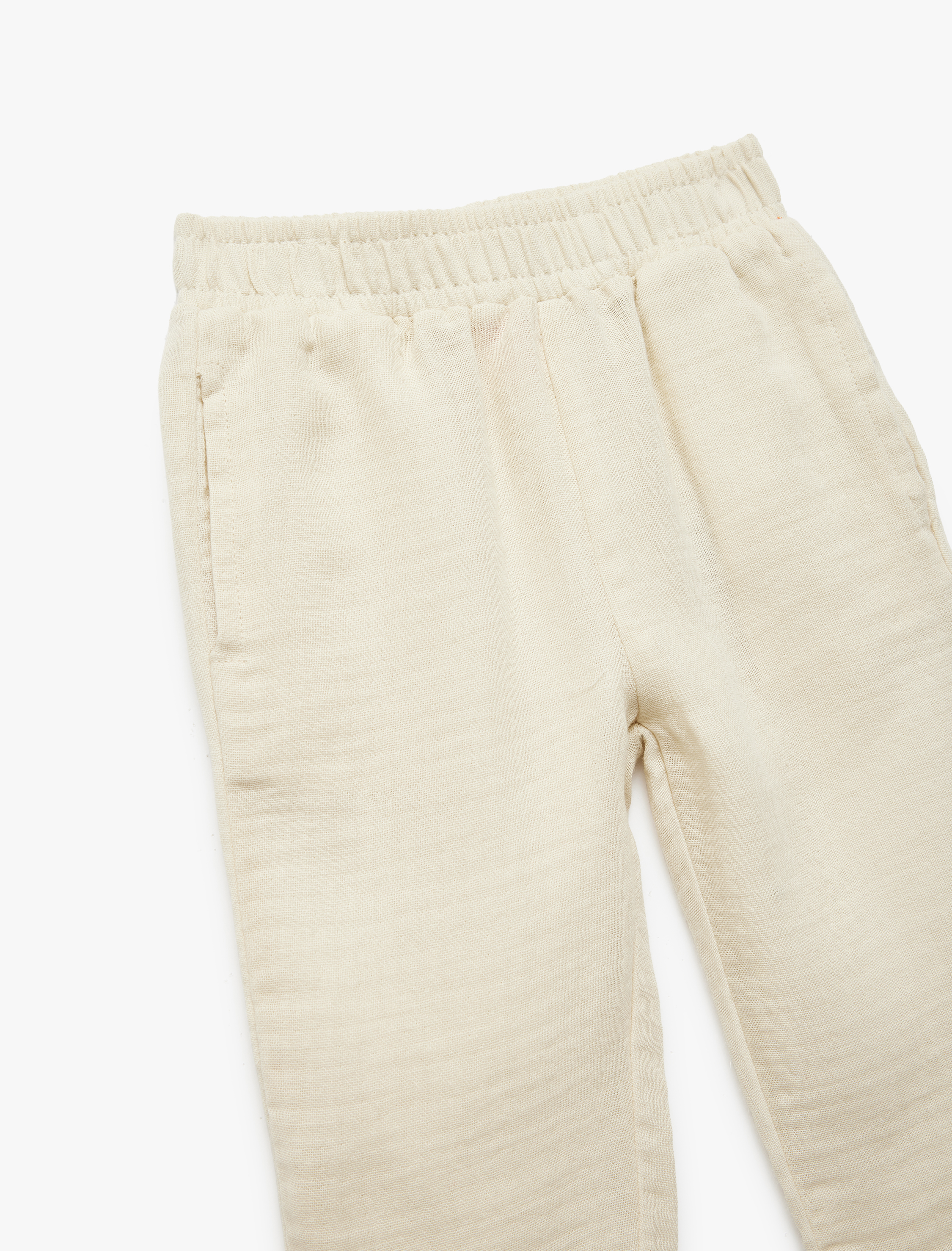  Erkek Bebek Pamuklu Oversize Beli Lastikli Pantolon