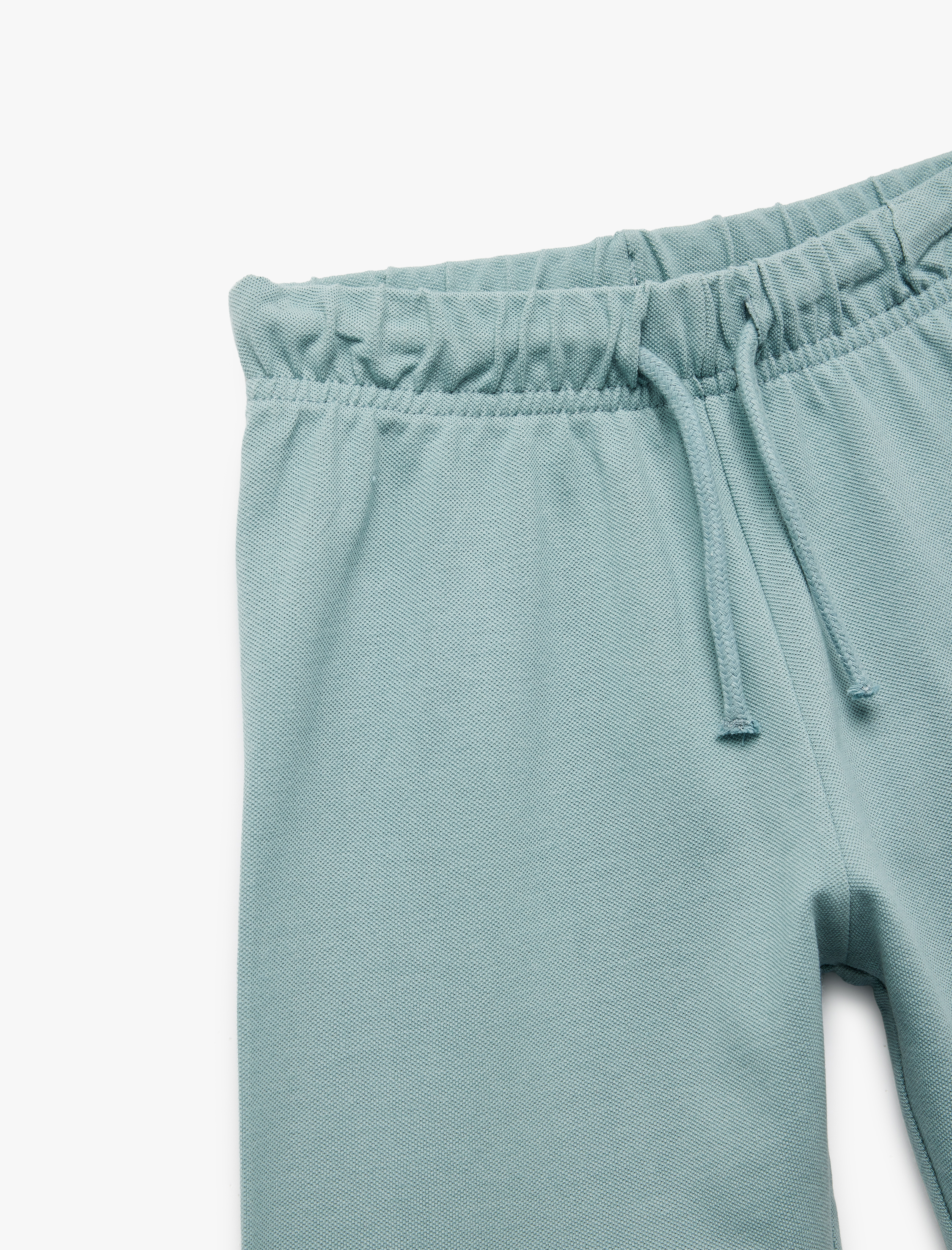  Erkek Çocuk Pamuklu Beli Bağcıklı Basic Şort