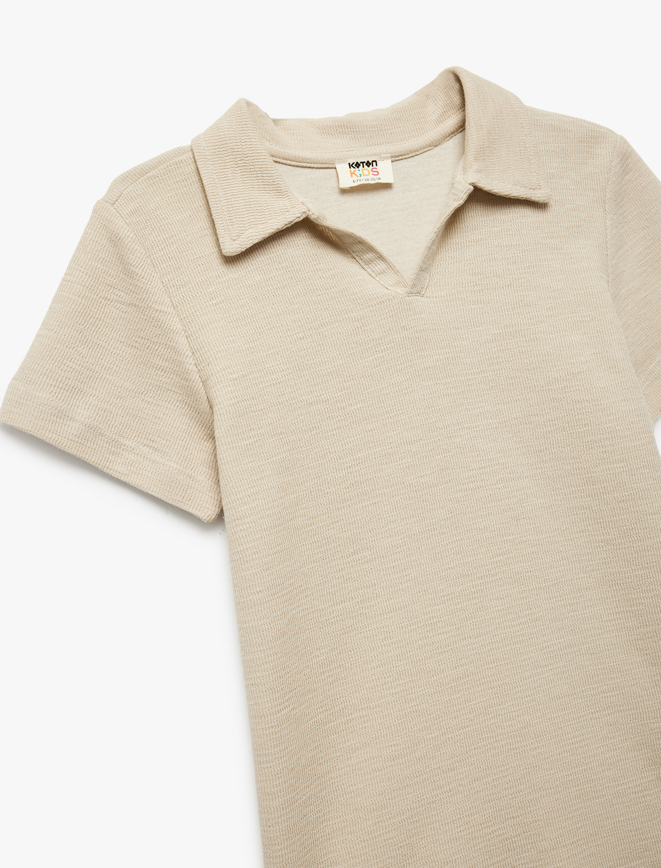  Erkek Çocuk Polo Yaka Kısa Kollu Tişört