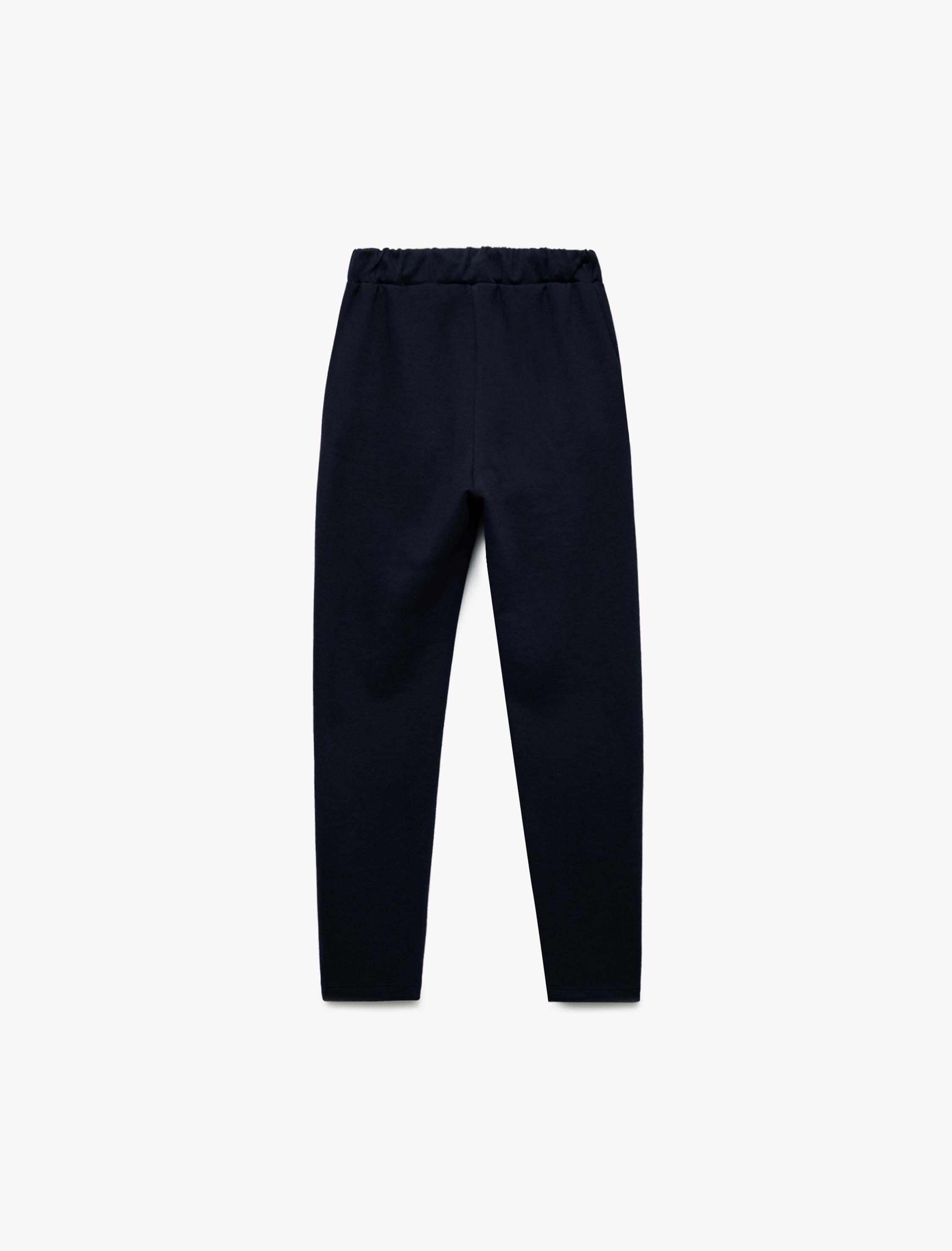  Erkek Çocuk Beli Bağcıklı Pamuklu Şardonlu Pantolon Görünümlü Eşofman Altıtı