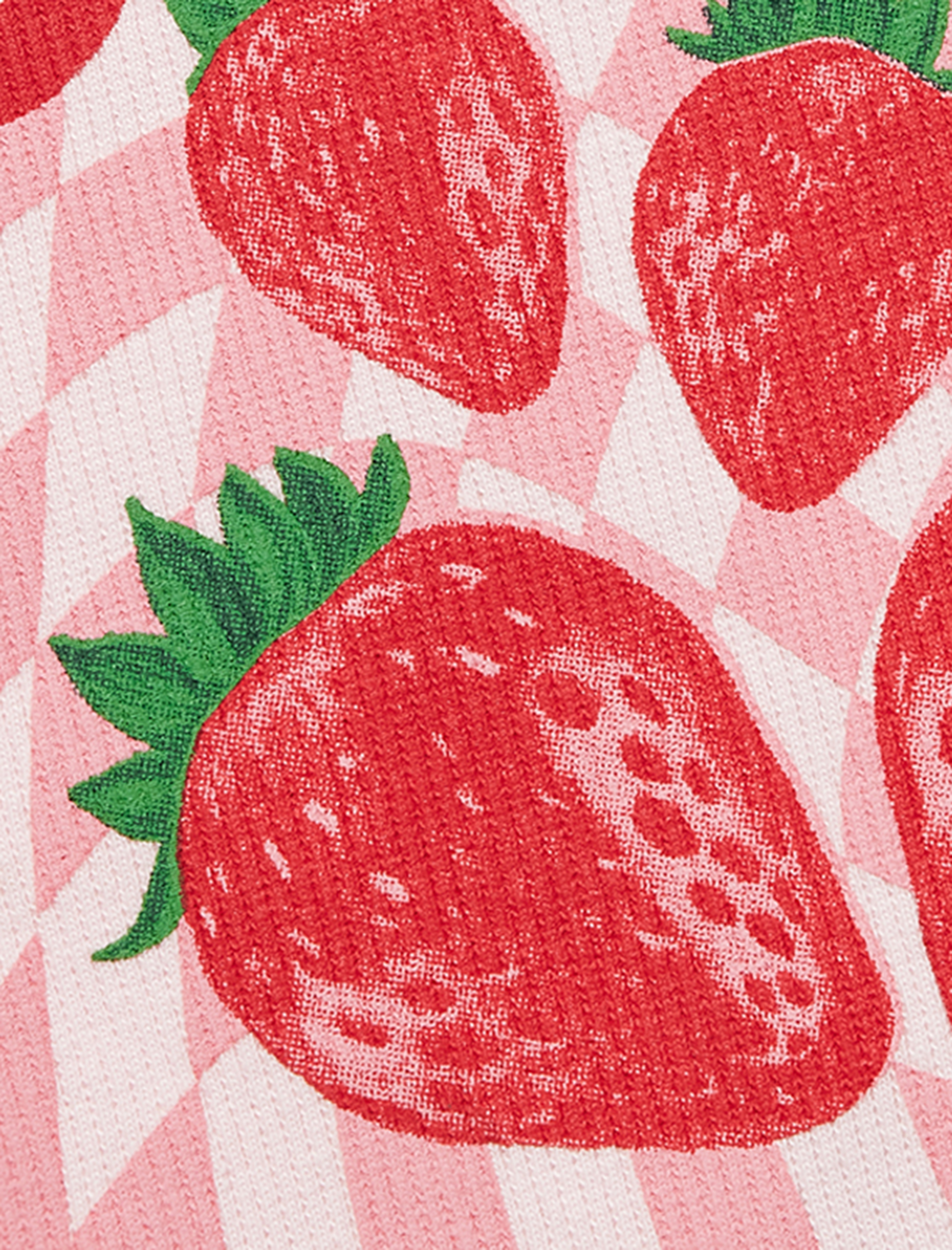  Kız Çocuk Pamuklu Kısa Kollu Bisiklet Yaka Çilek Baskılı Crop Tişört