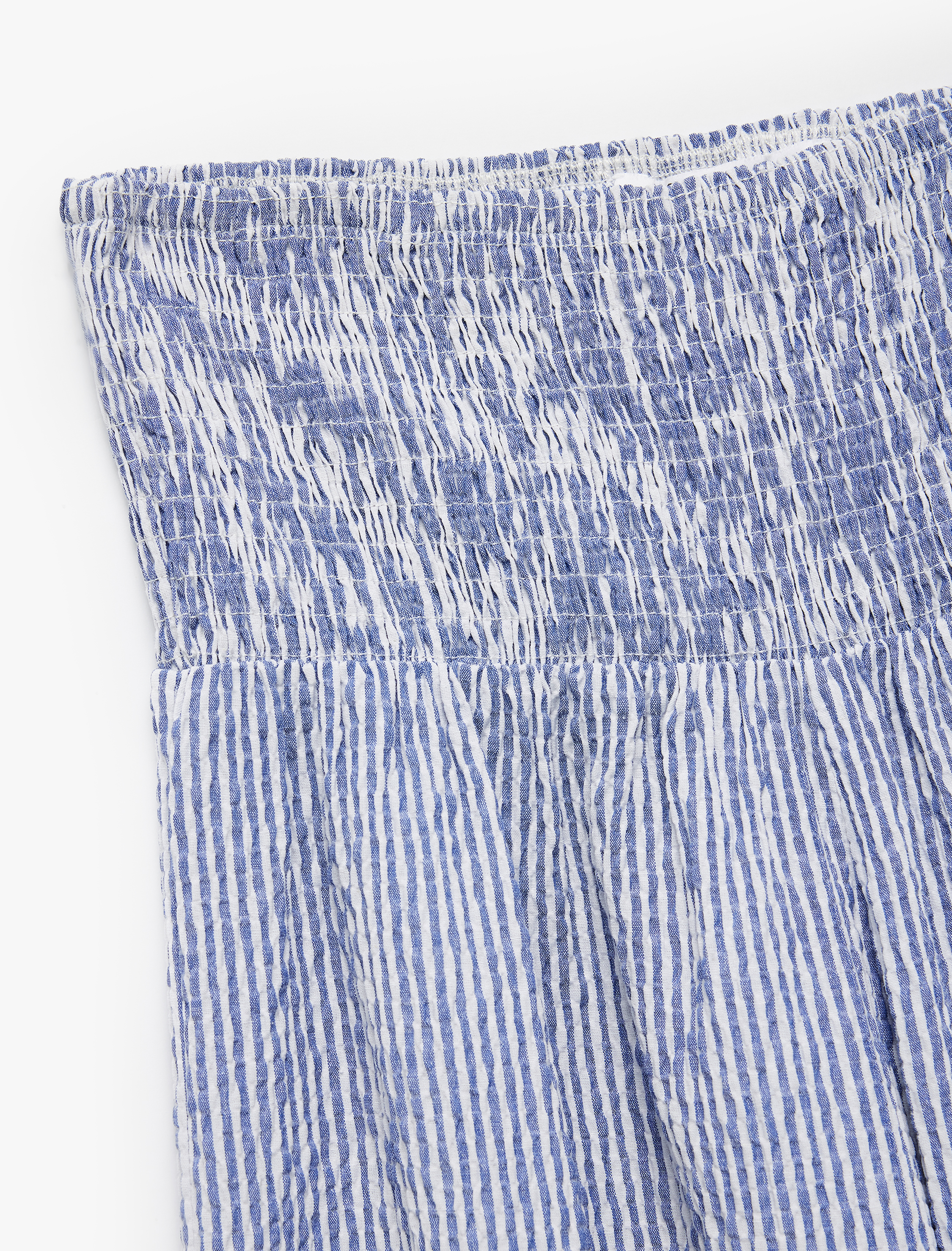   Koton X İnji - Beli Gipeli Rahat Kalıp Geniş Paça Çizgili Pantolon