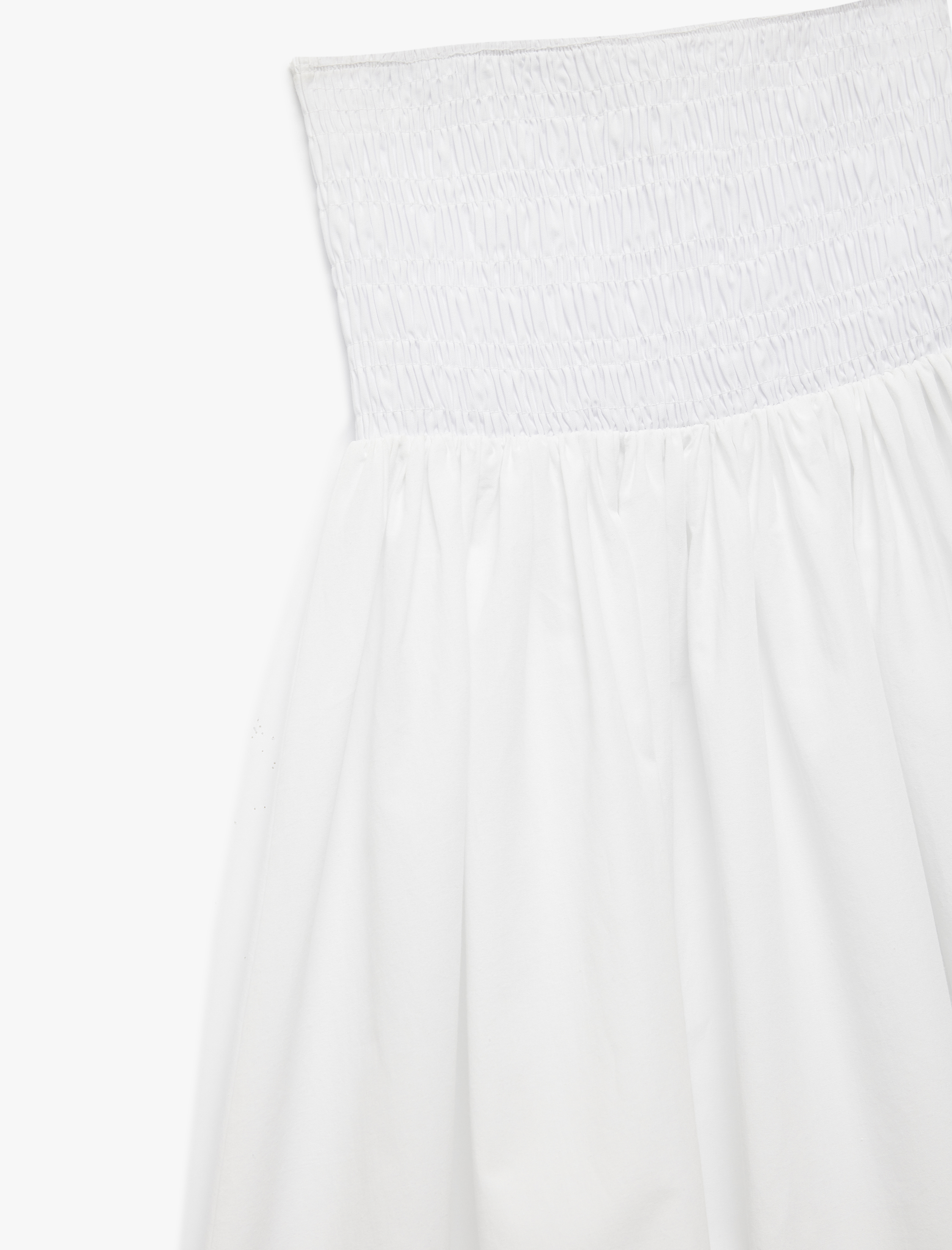   Pamuklu Gipeli Poplin Kloş Uzun Etek