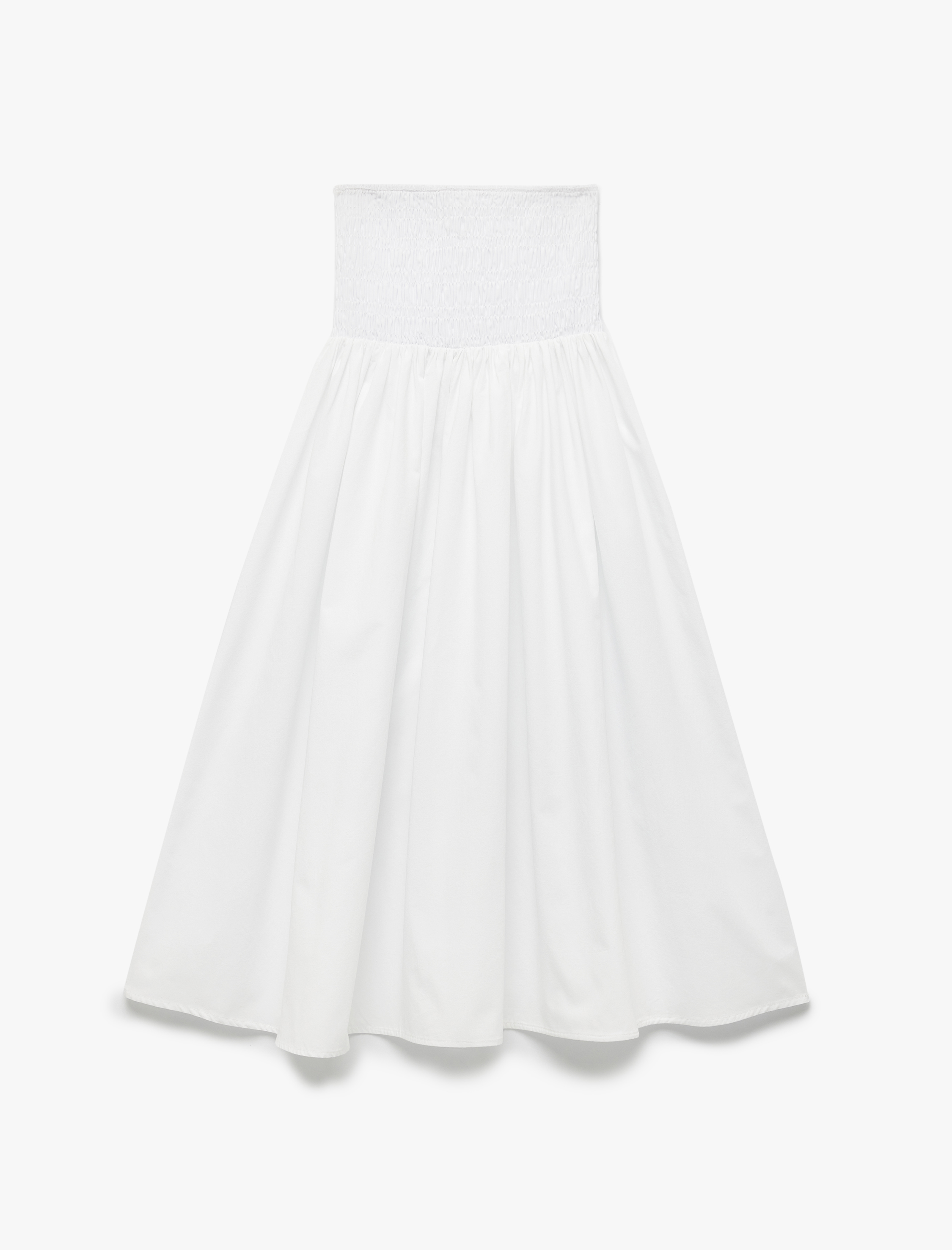   Pamuklu Gipeli Poplin Kloş Uzun Etek