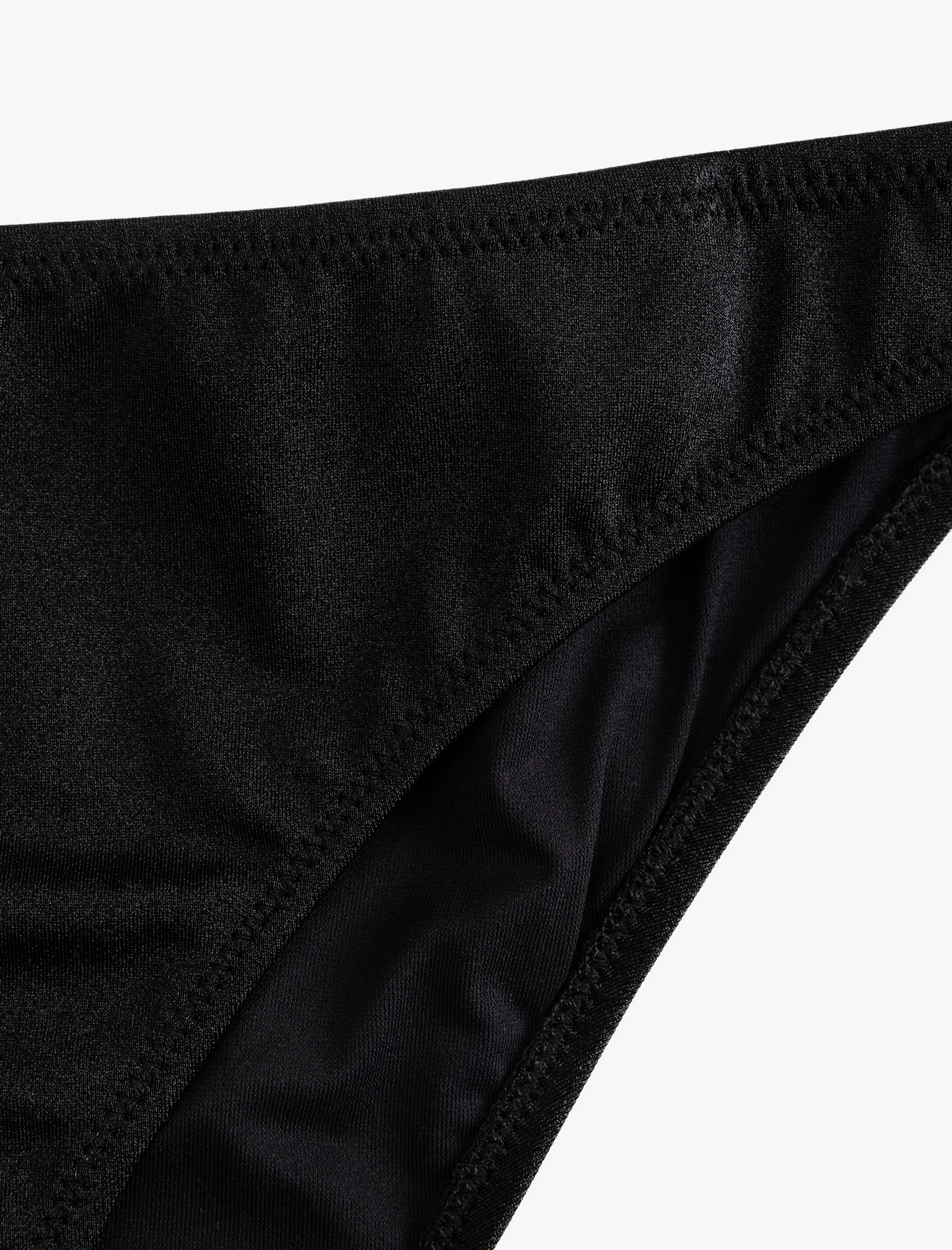   Parlak Yüksek Bel Bikini Altı