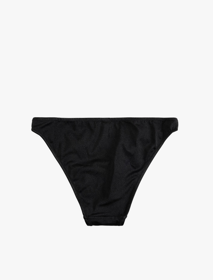  Parlak Yüksek Bel Bikini Altı