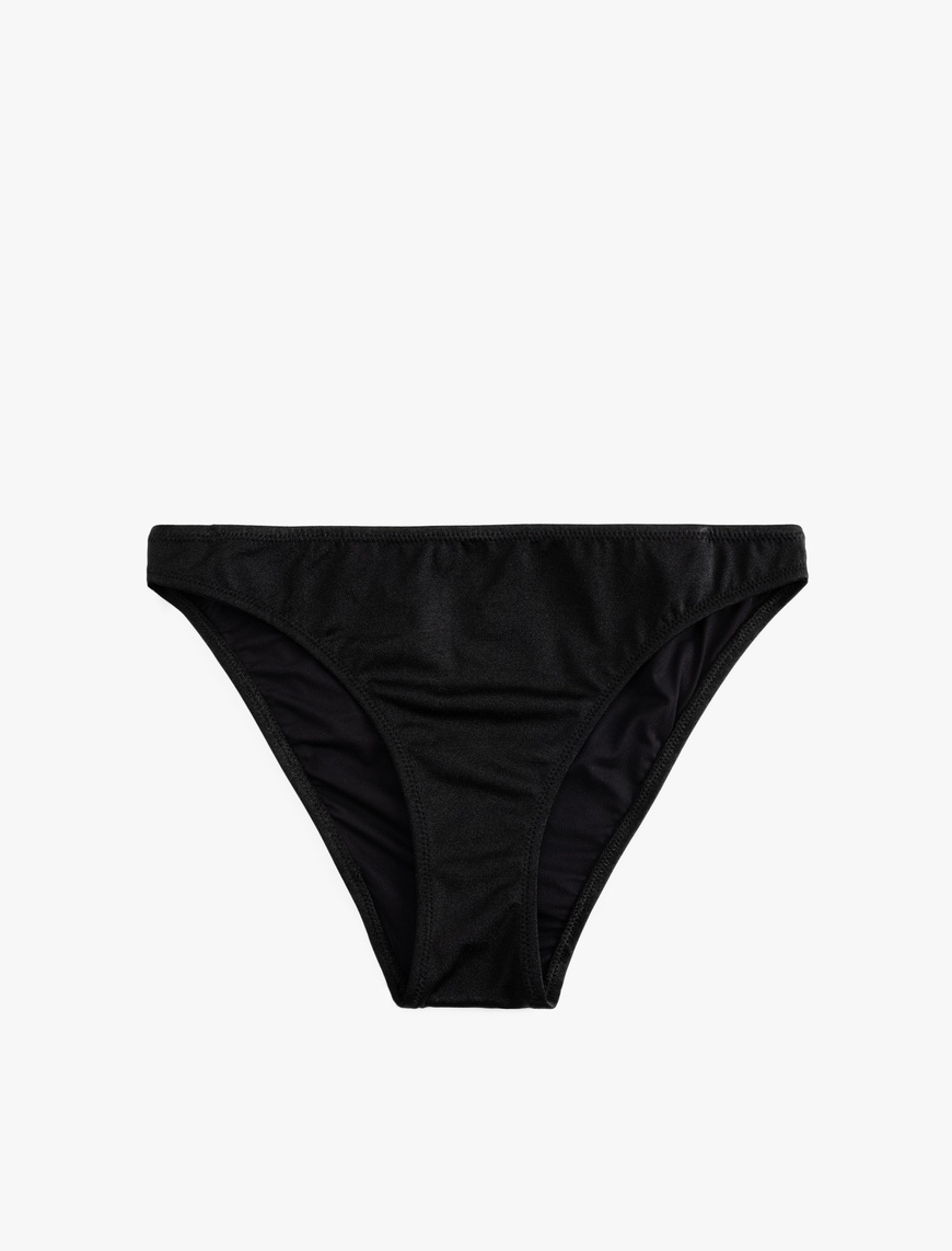   Astarlı Parlak Yüksek Bel Bikini Altı