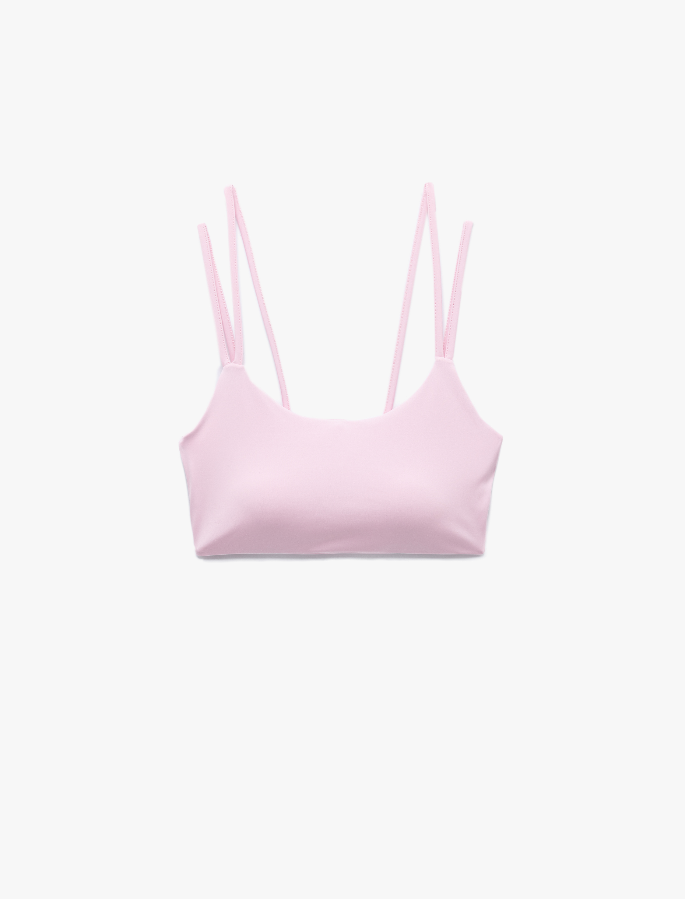   Çift Askılı Slim Fit Kaplı Sporcu Sütyeni