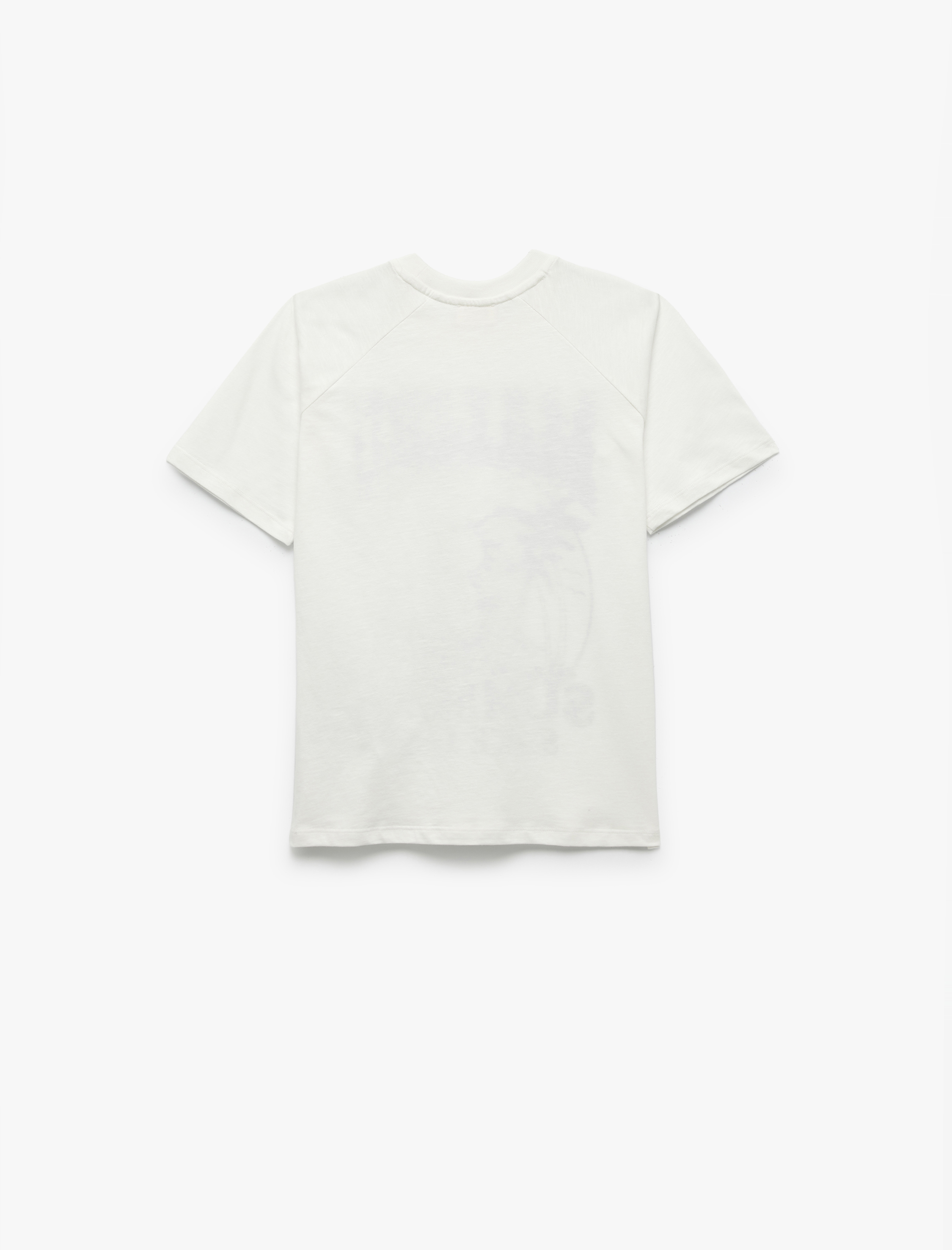  Erkek Çocuk Pamuklu Bisiklet Yaka Kısa Kollu Baskılı Tişört