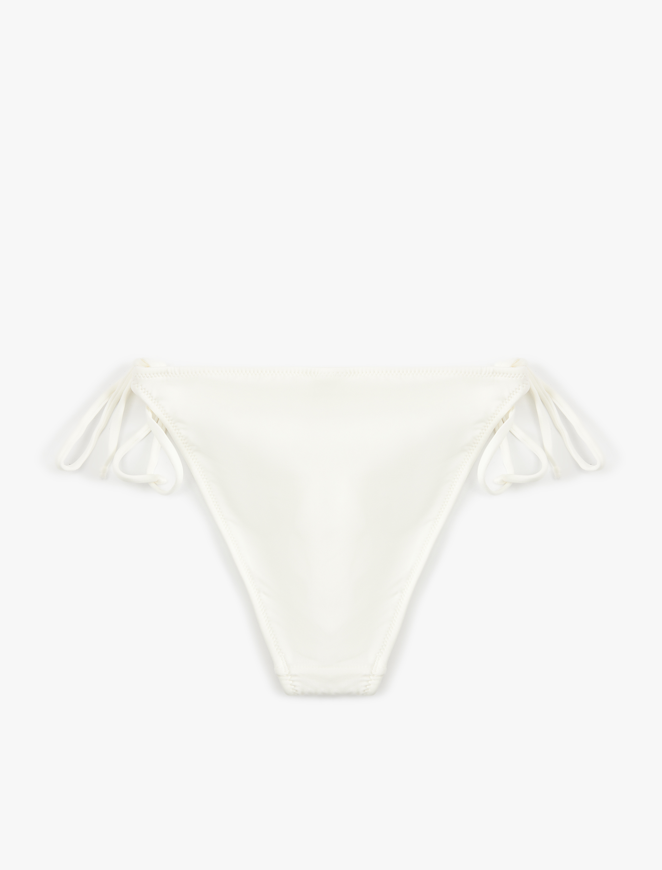   Koton X Sibil Çetinkaya - Taşlı Çiçek Aksesuar Detaylı İpli Bikini Altı