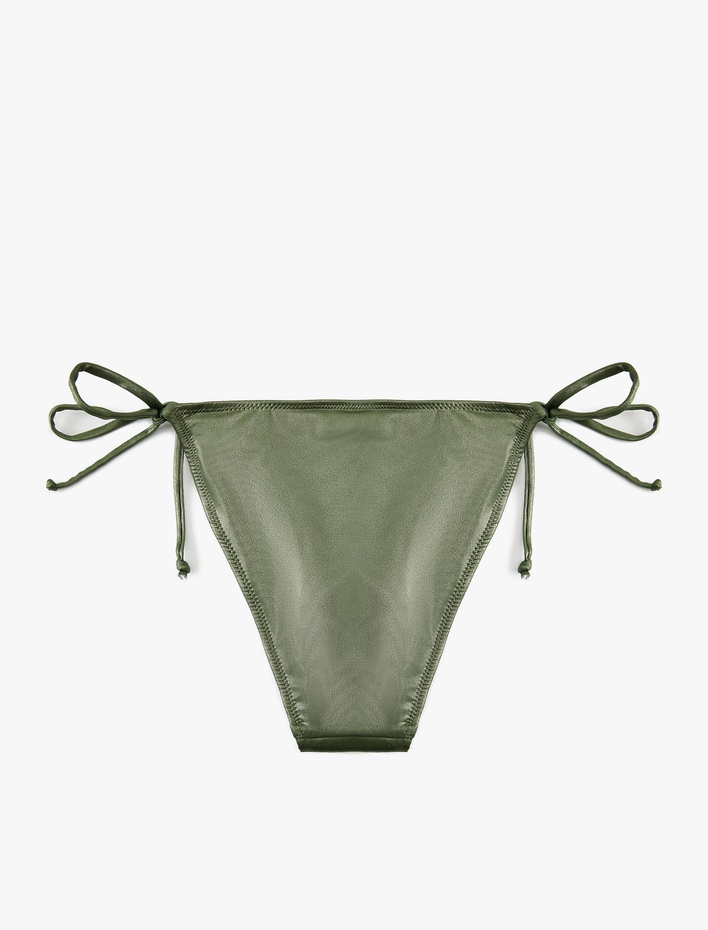  İpli Parlak Bikini Altı
