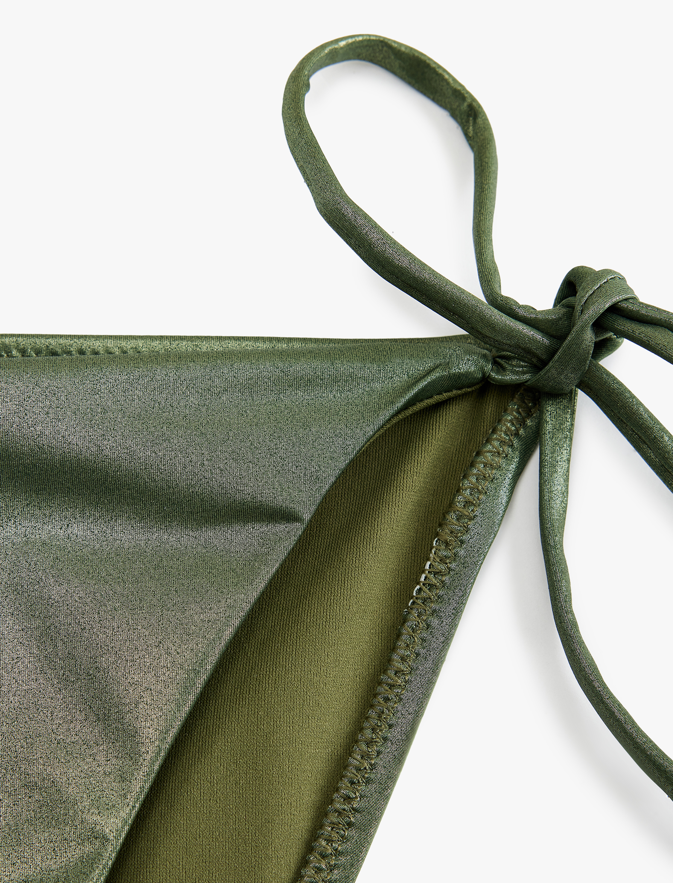   İpli Parlak Bikini Altı