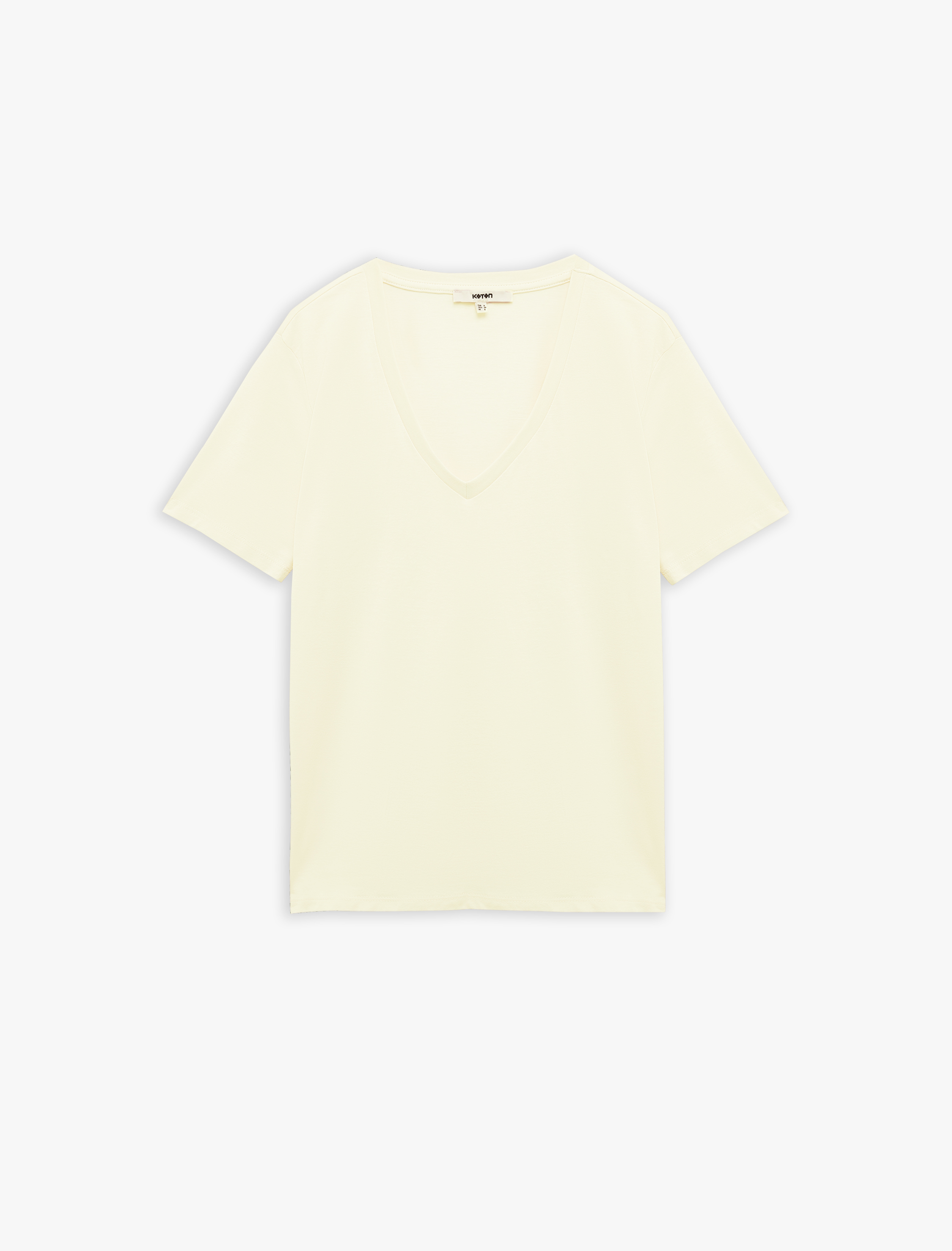   Pamuklu 5'li Kısa Kollu V Yaka Tişört Seti