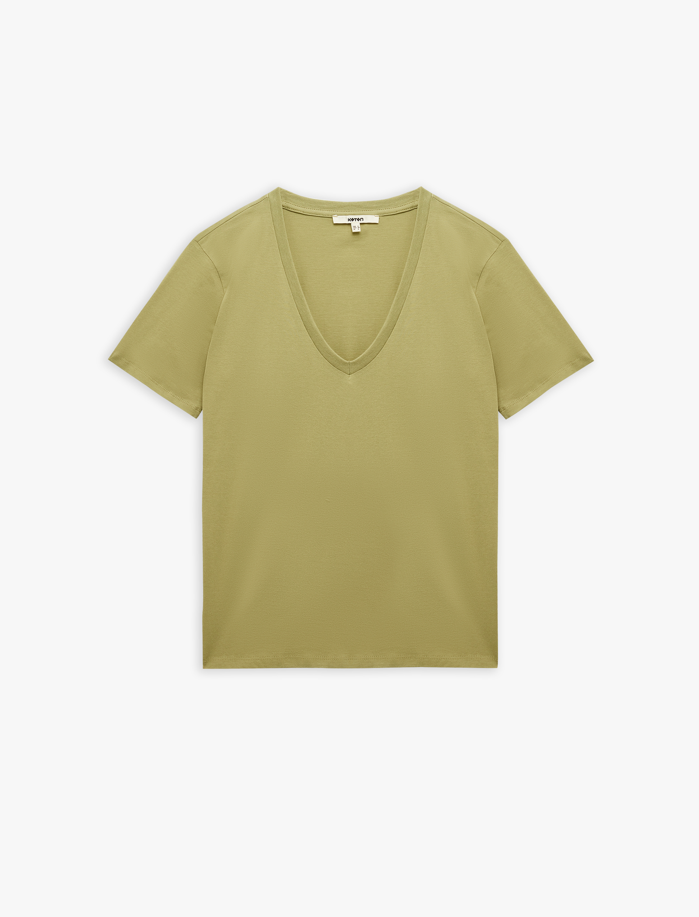   Pamuklu 5'li Kısa Kollu V Yaka Tişört Seti