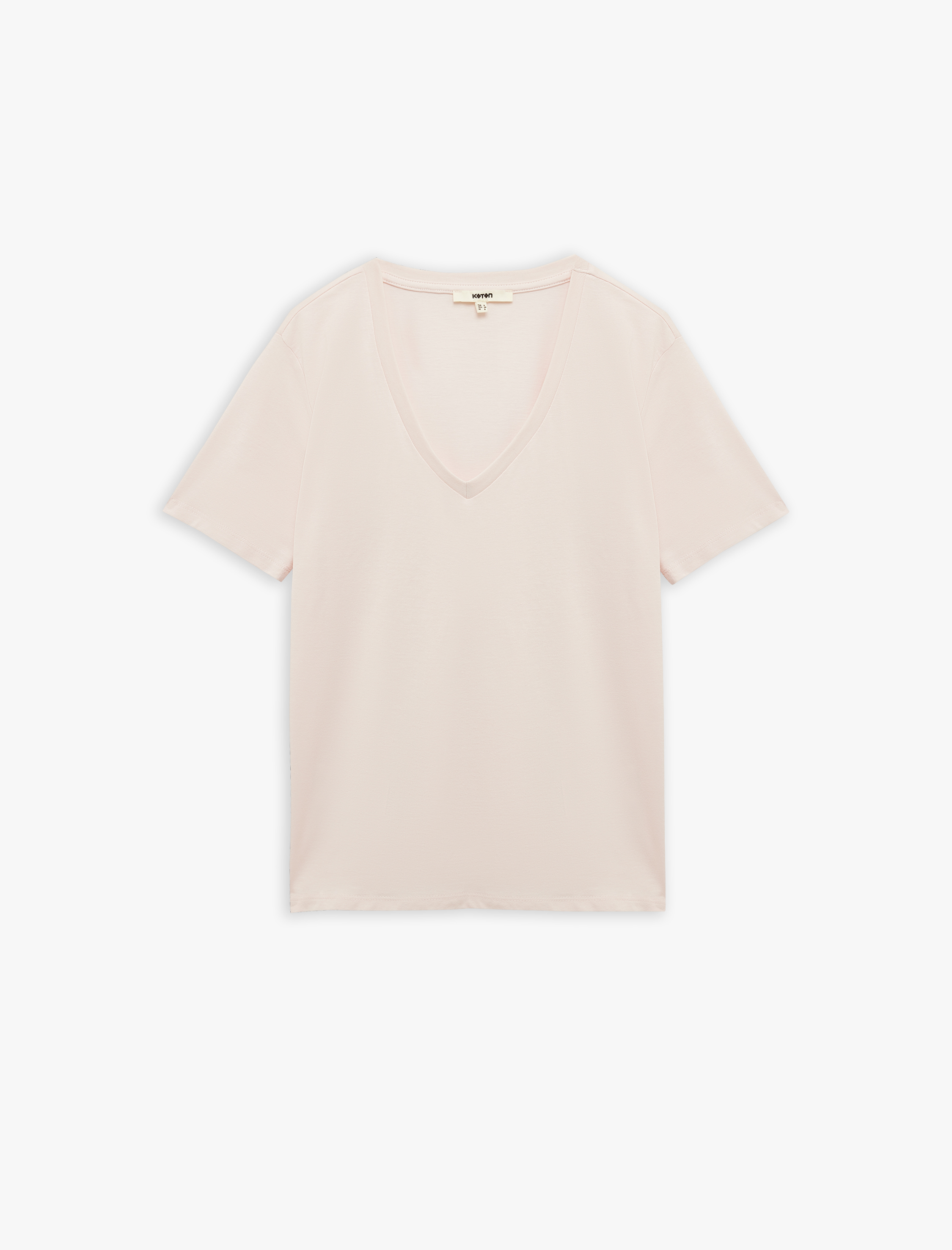   Pamuklu 5'li Kısa Kollu V Yaka Tişört Seti