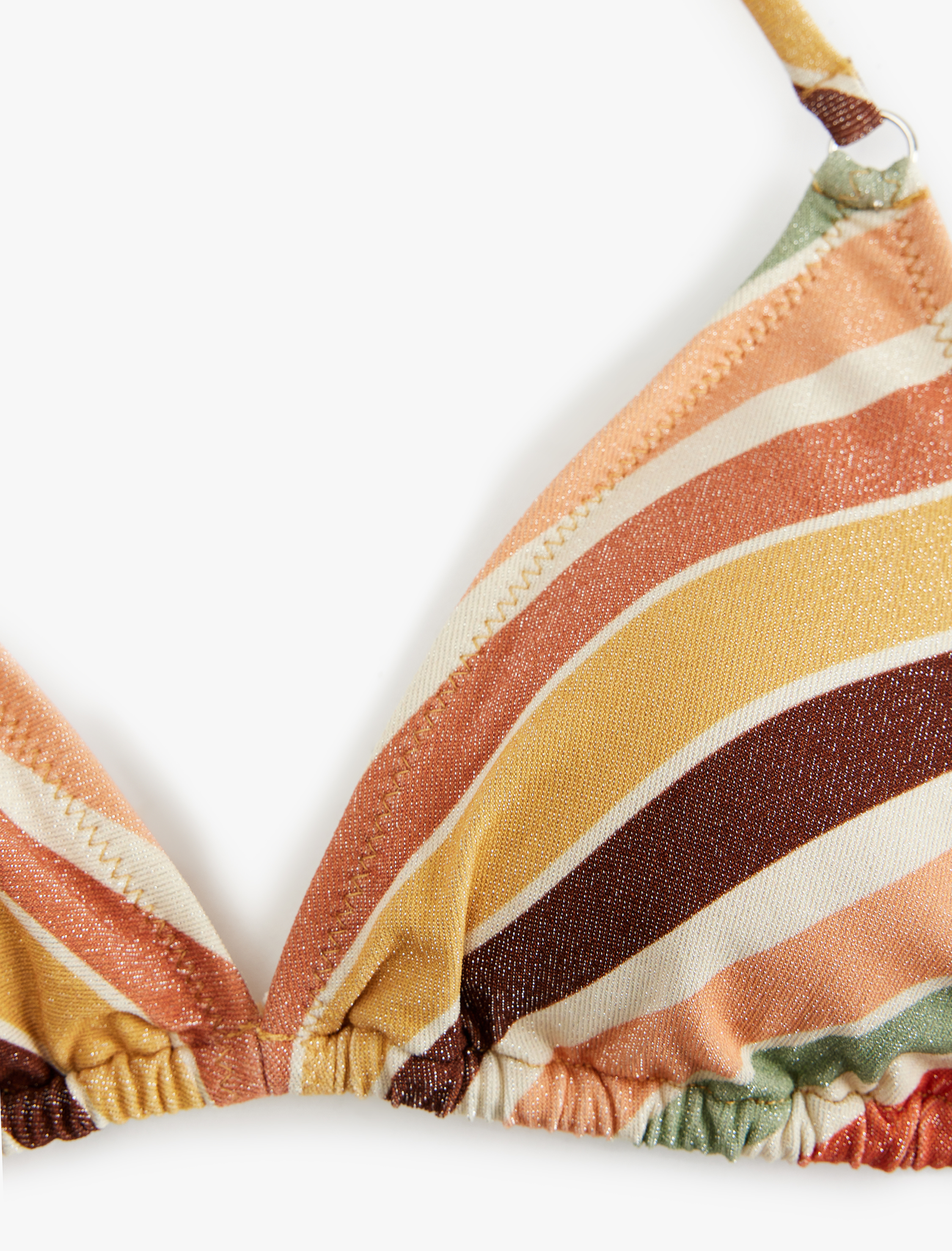   Boyundan Bağlamalı Üçgen Bikini Üstü