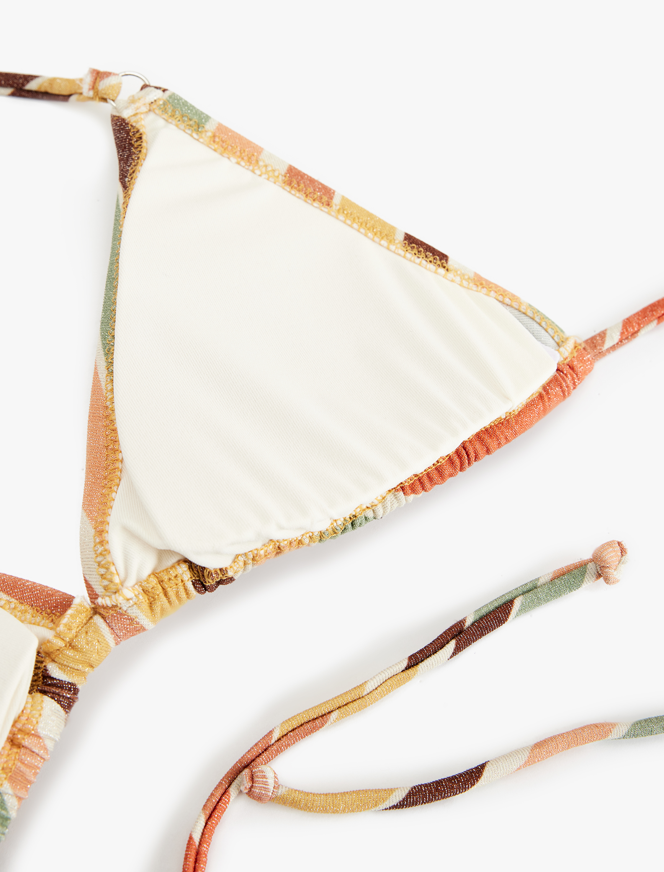   Boyundan Bağlamalı Üçgen Bikini Üstü