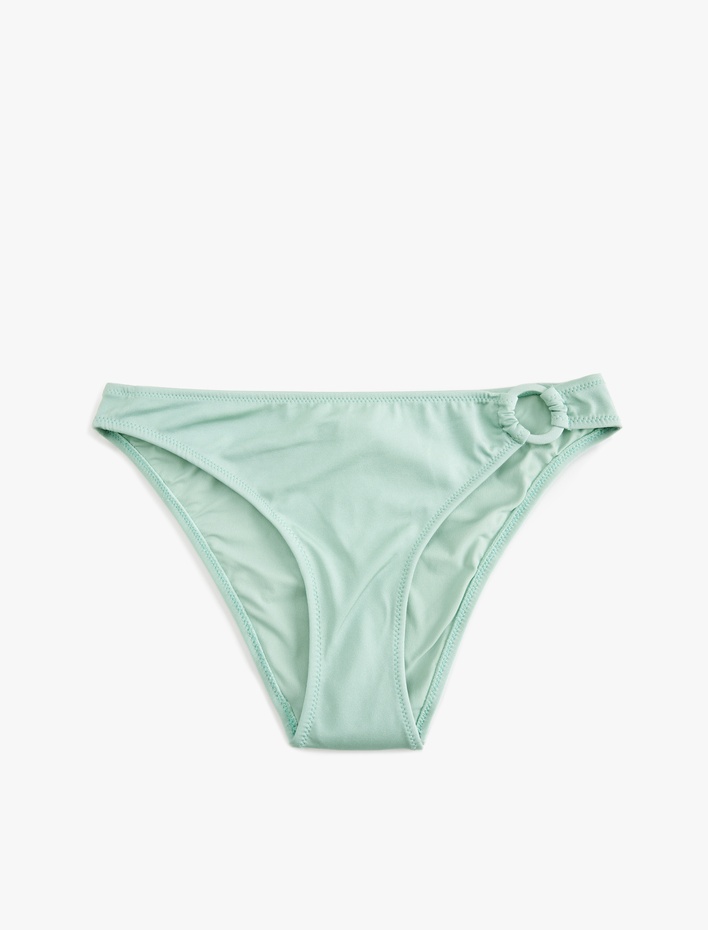  Aksesuar Detaylı Parlak Bikini Altı