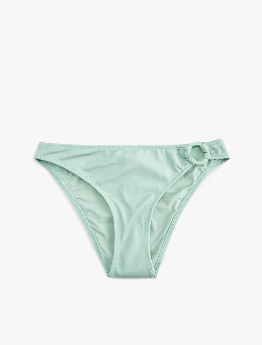  Aksesuar Detaylı Parlak Bikini Altı