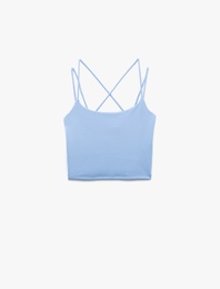 Çaprak Askılı Spor Crop Atlet