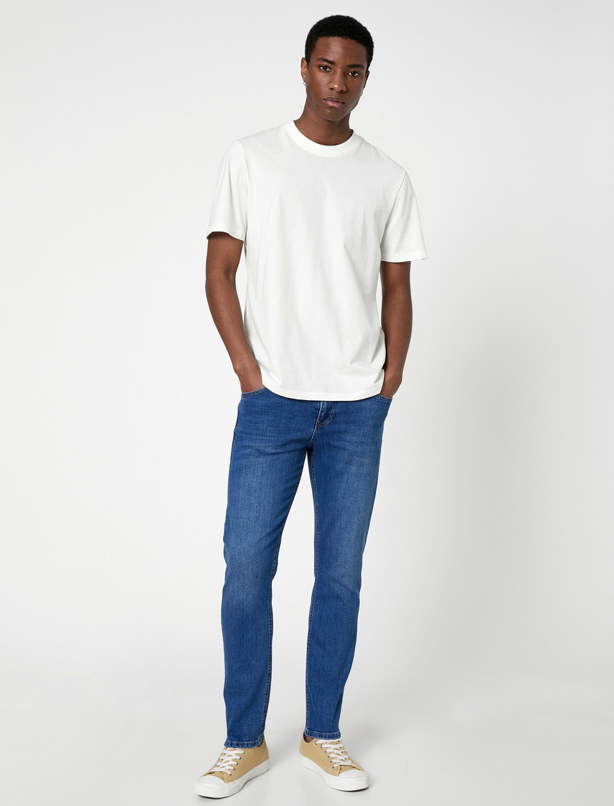   Slim Fit Kot Pantolon - Brad Jean