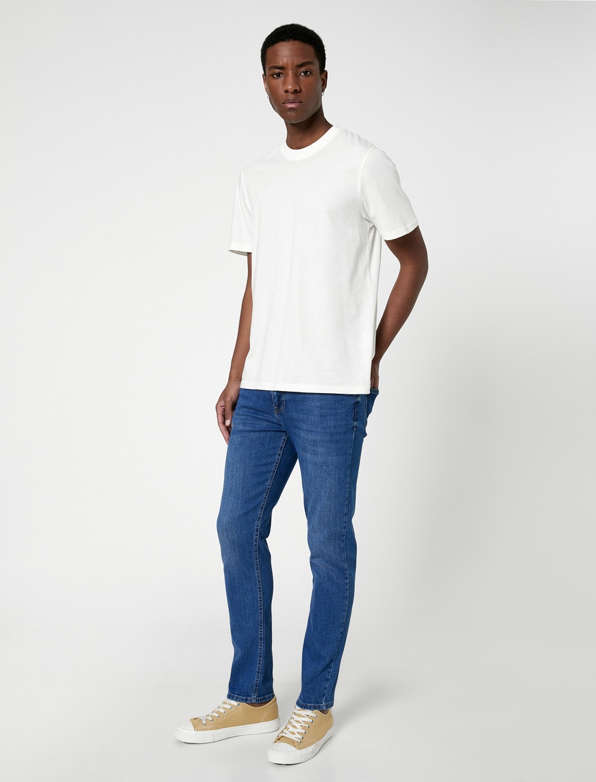   Slim Fit Kot Pantolon - Brad Jean