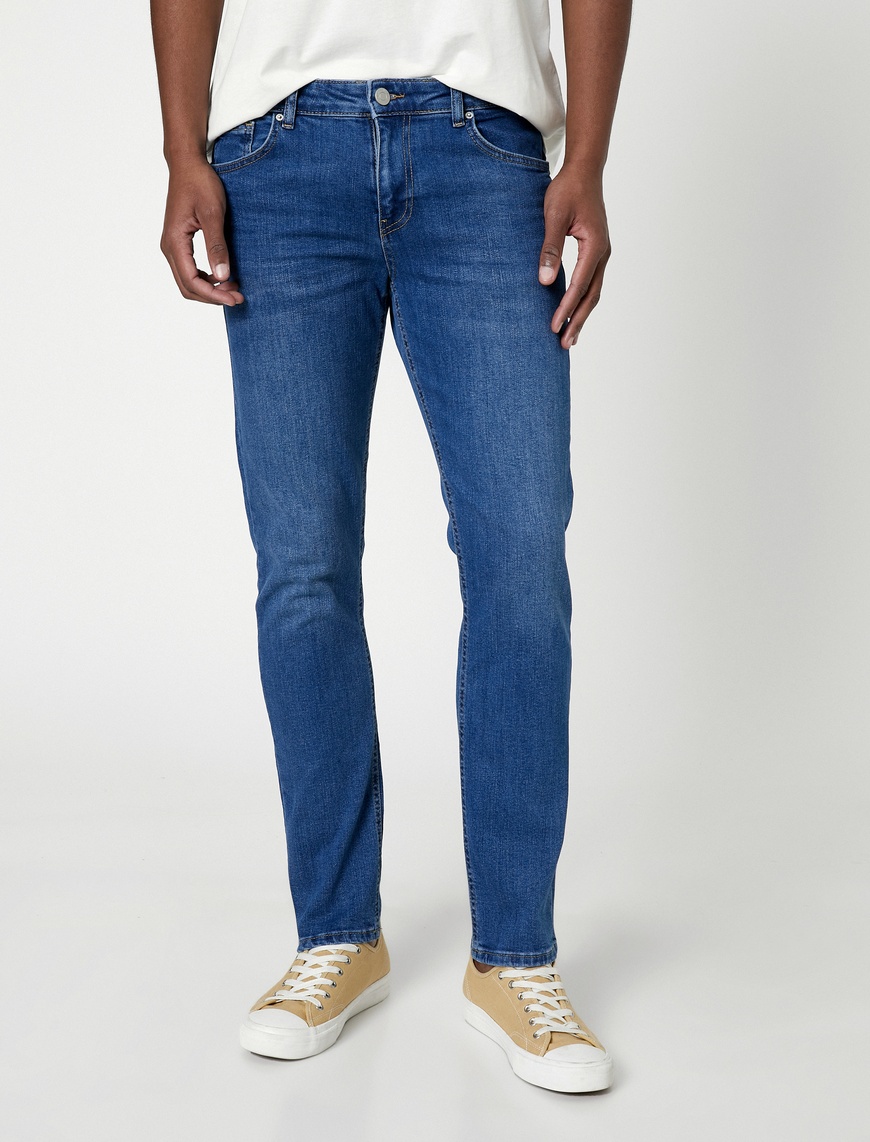  Slim Fit Kot Pantolon - Brad Jean