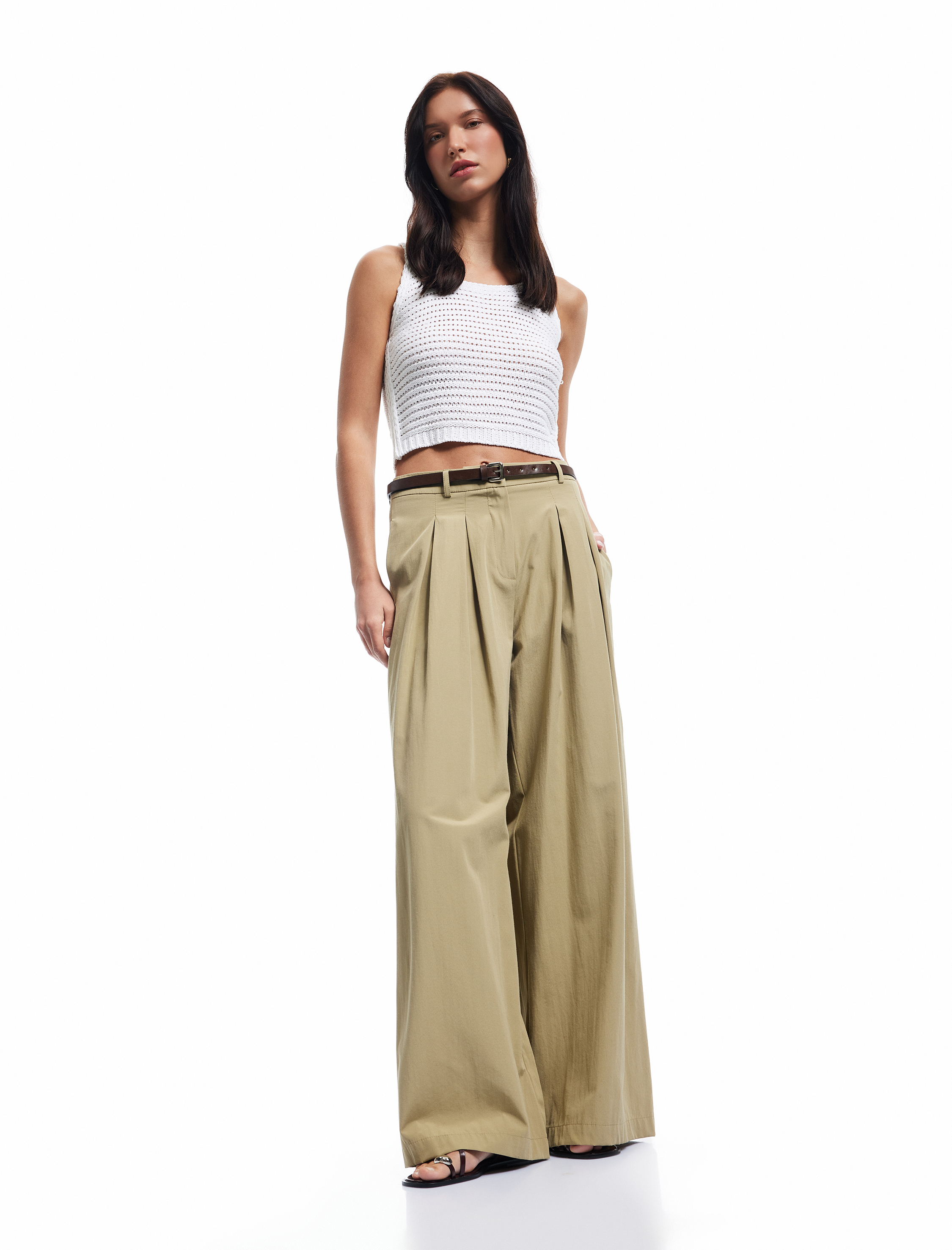   Koton X Sima Tarkan - Kolsuz Bisiklet Yaka Ajurlu Kroşe Atlet