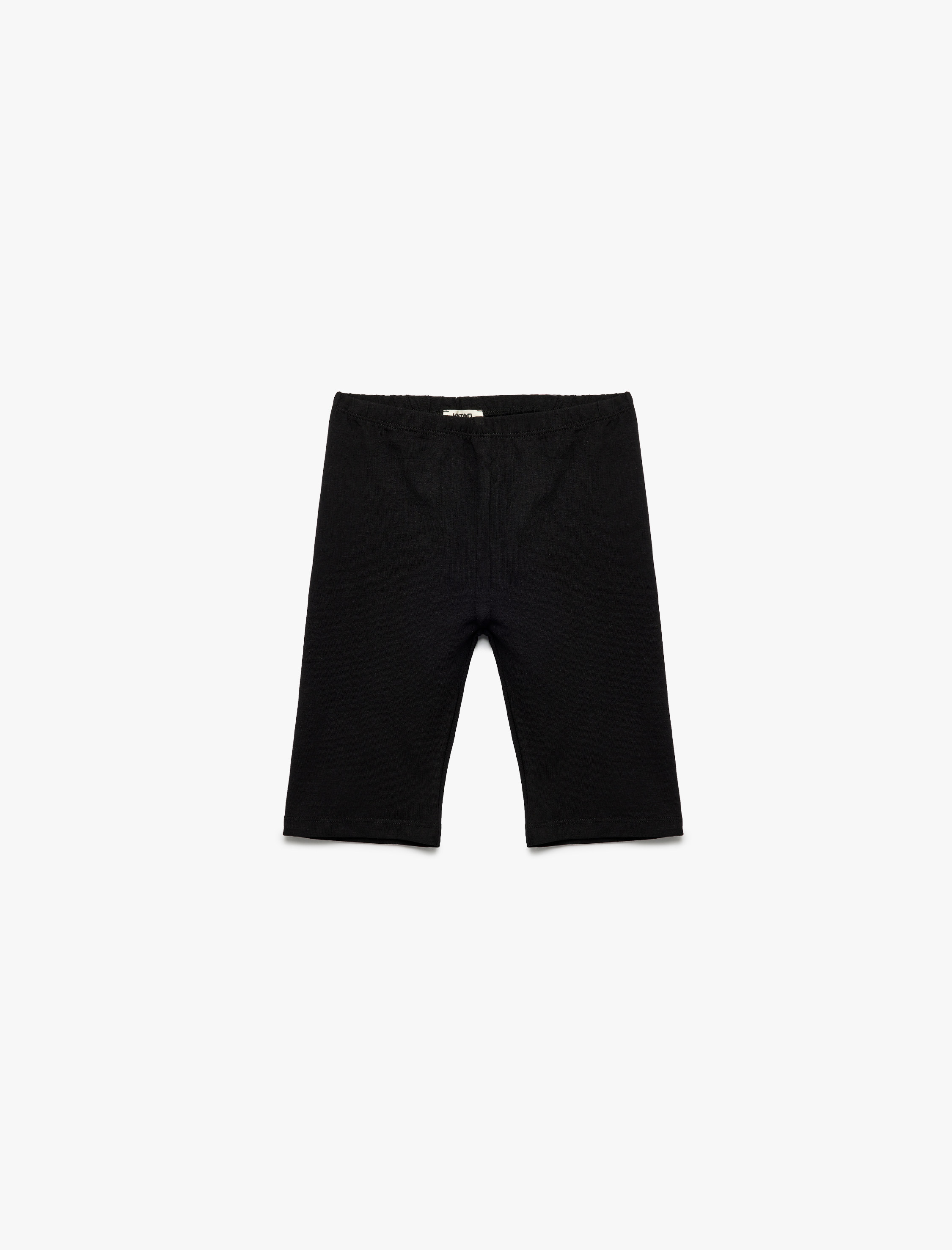  Kız Çocuk Pamuklu Beli Lastikli 3'lü Basic Kısa Tayt Seti